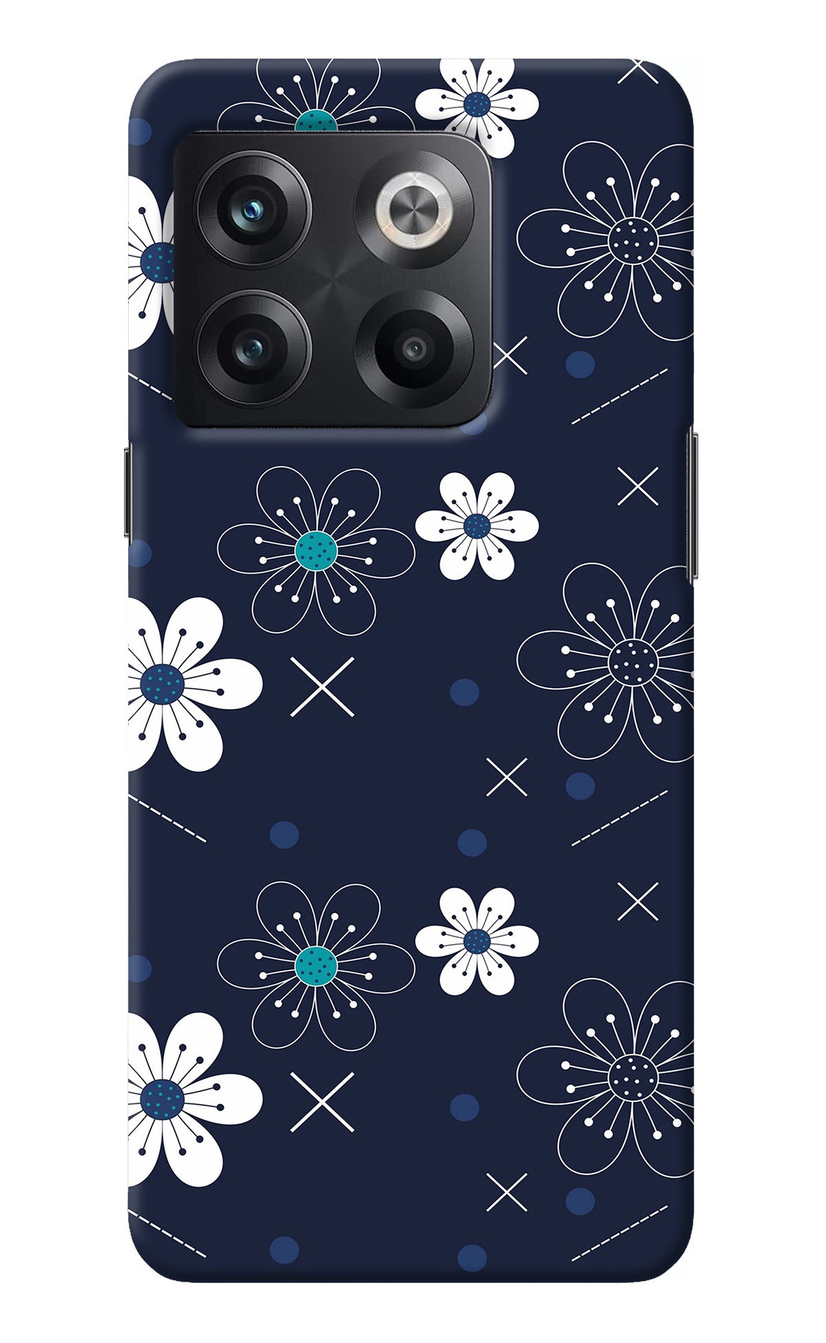 Flowers OnePlus 10T 5G Back Cover