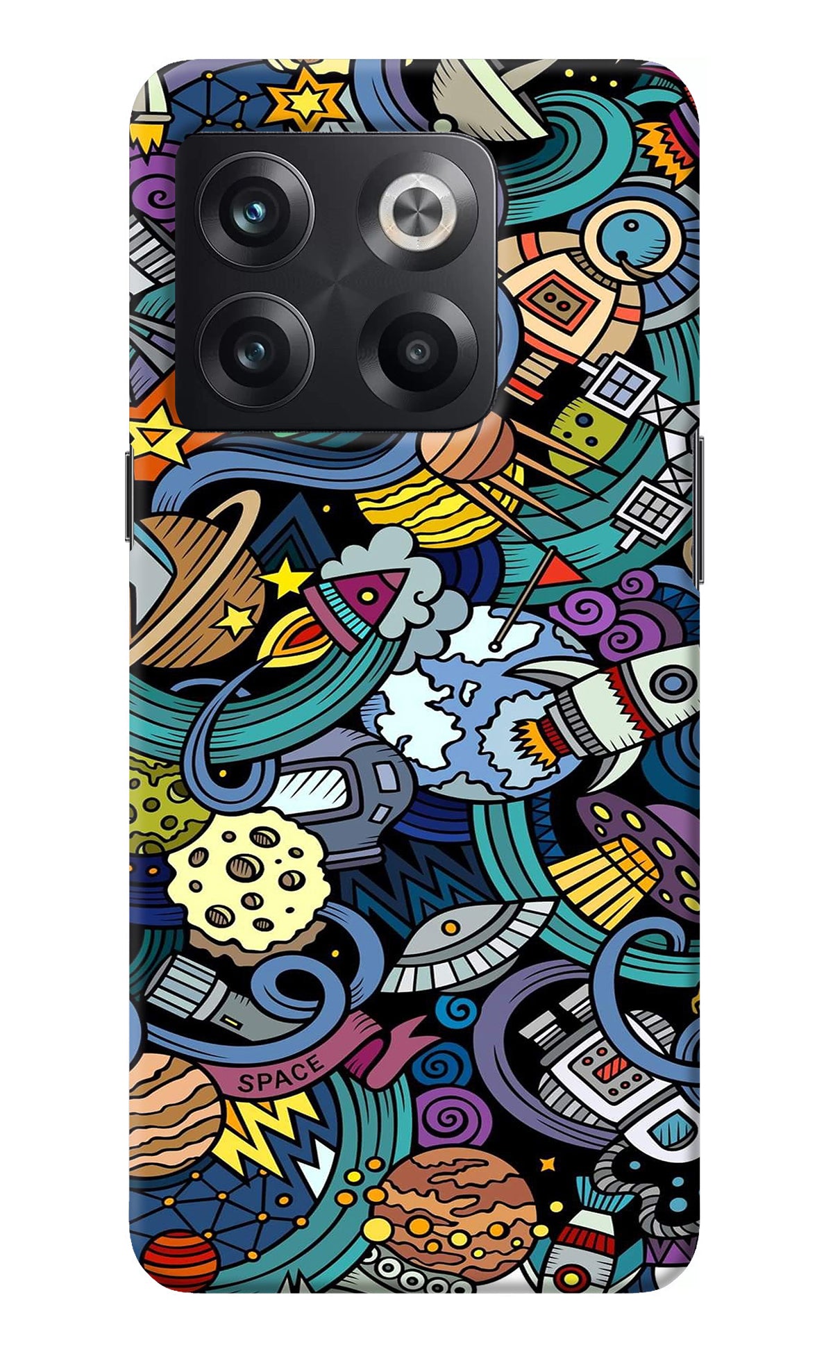 Space Abstract OnePlus 10T 5G Back Cover