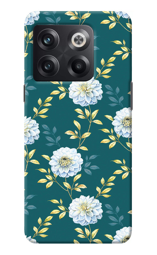 Flowers OnePlus 10T 5G Back Cover