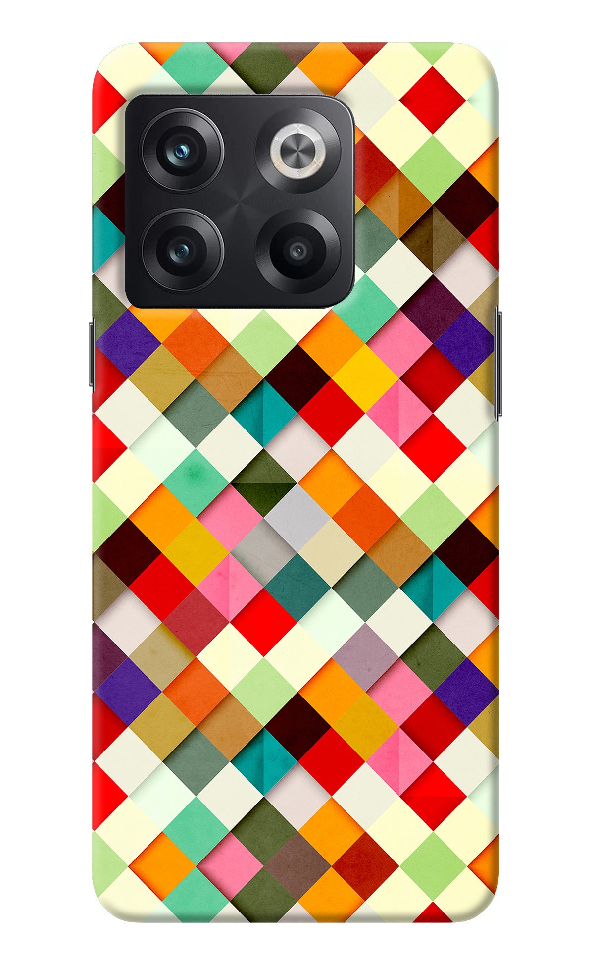 Geometric Abstract Colorful OnePlus 10T 5G Back Cover