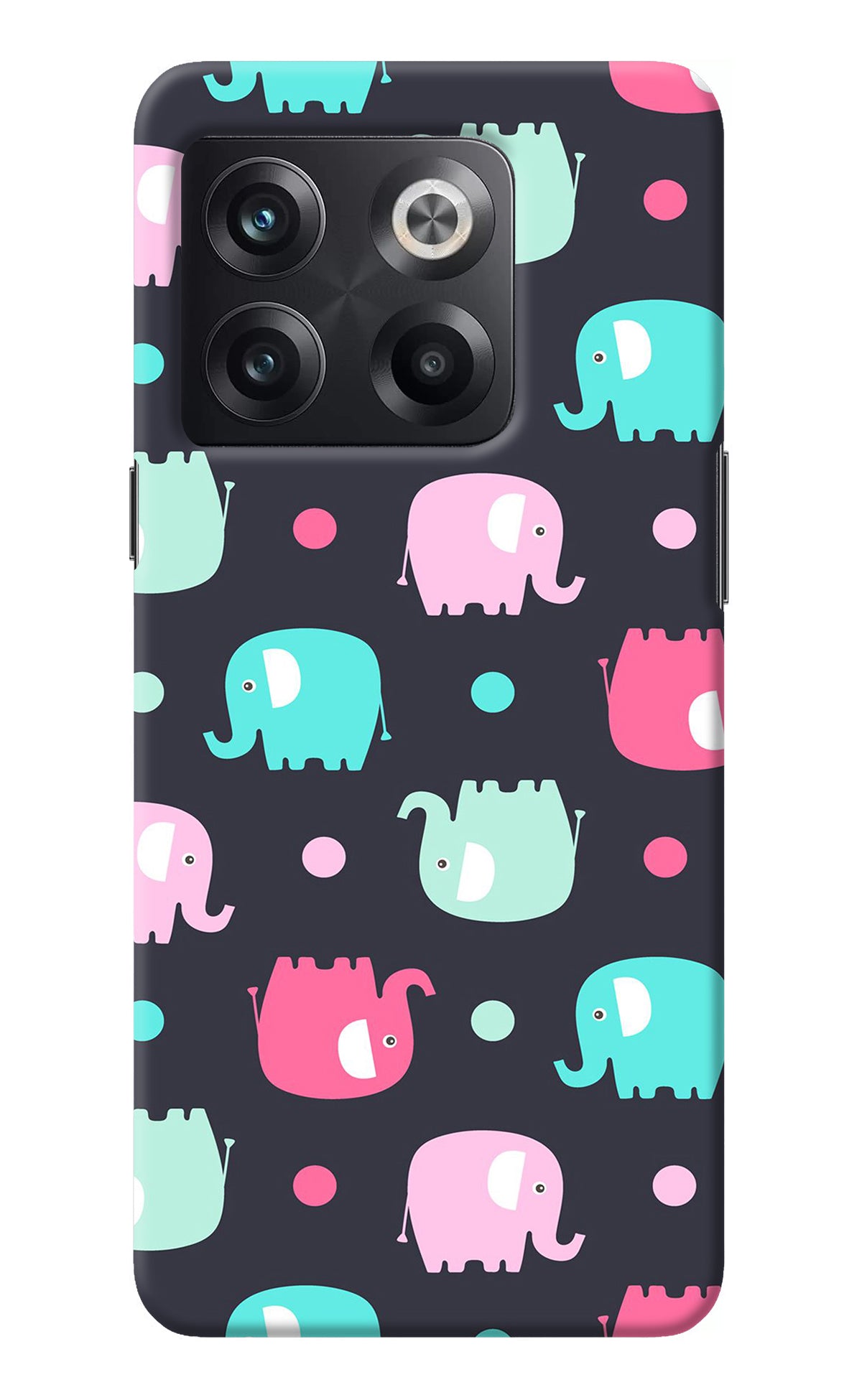 Elephants OnePlus 10T 5G Back Cover