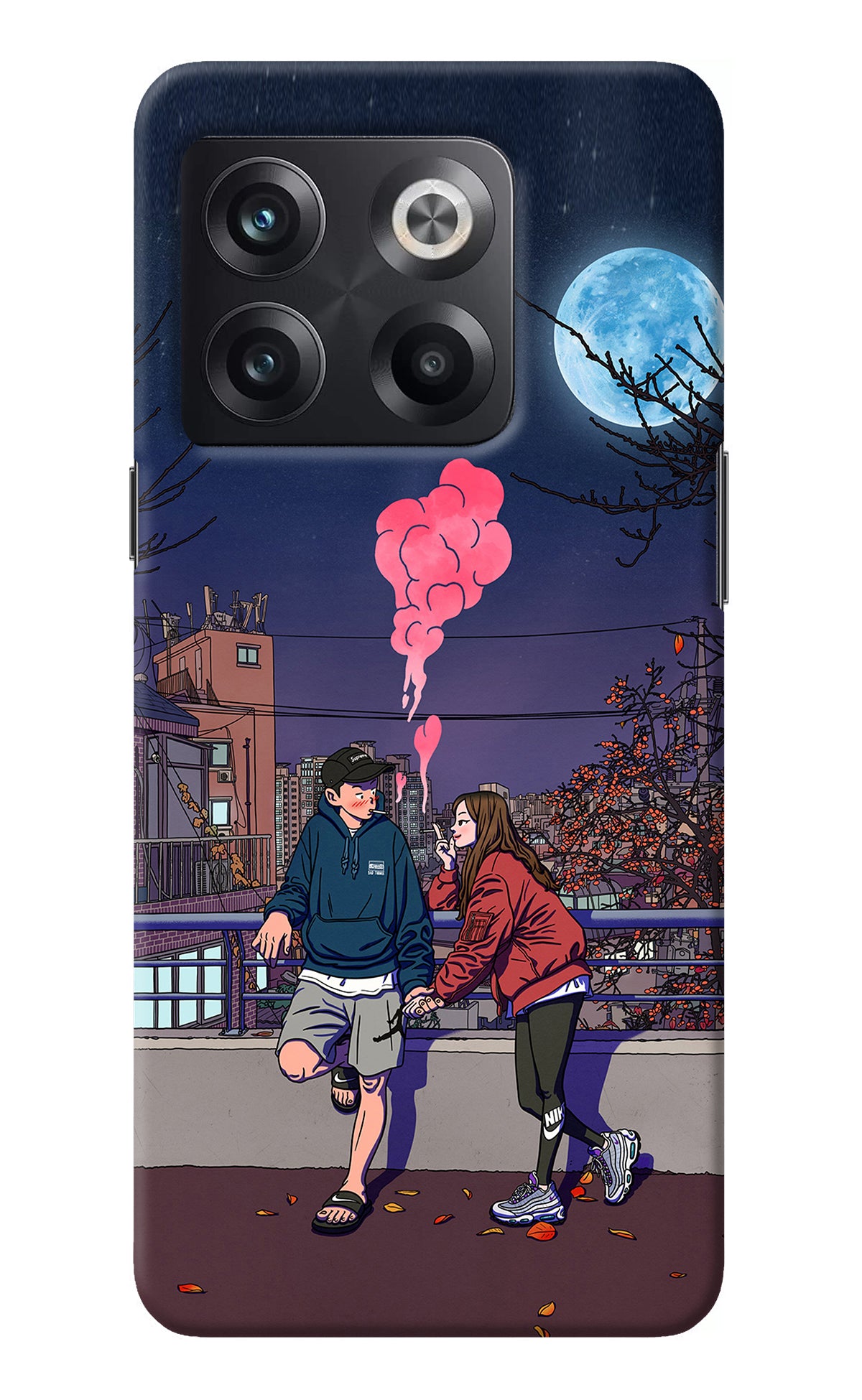 Chilling Couple OnePlus 10T 5G Back Cover