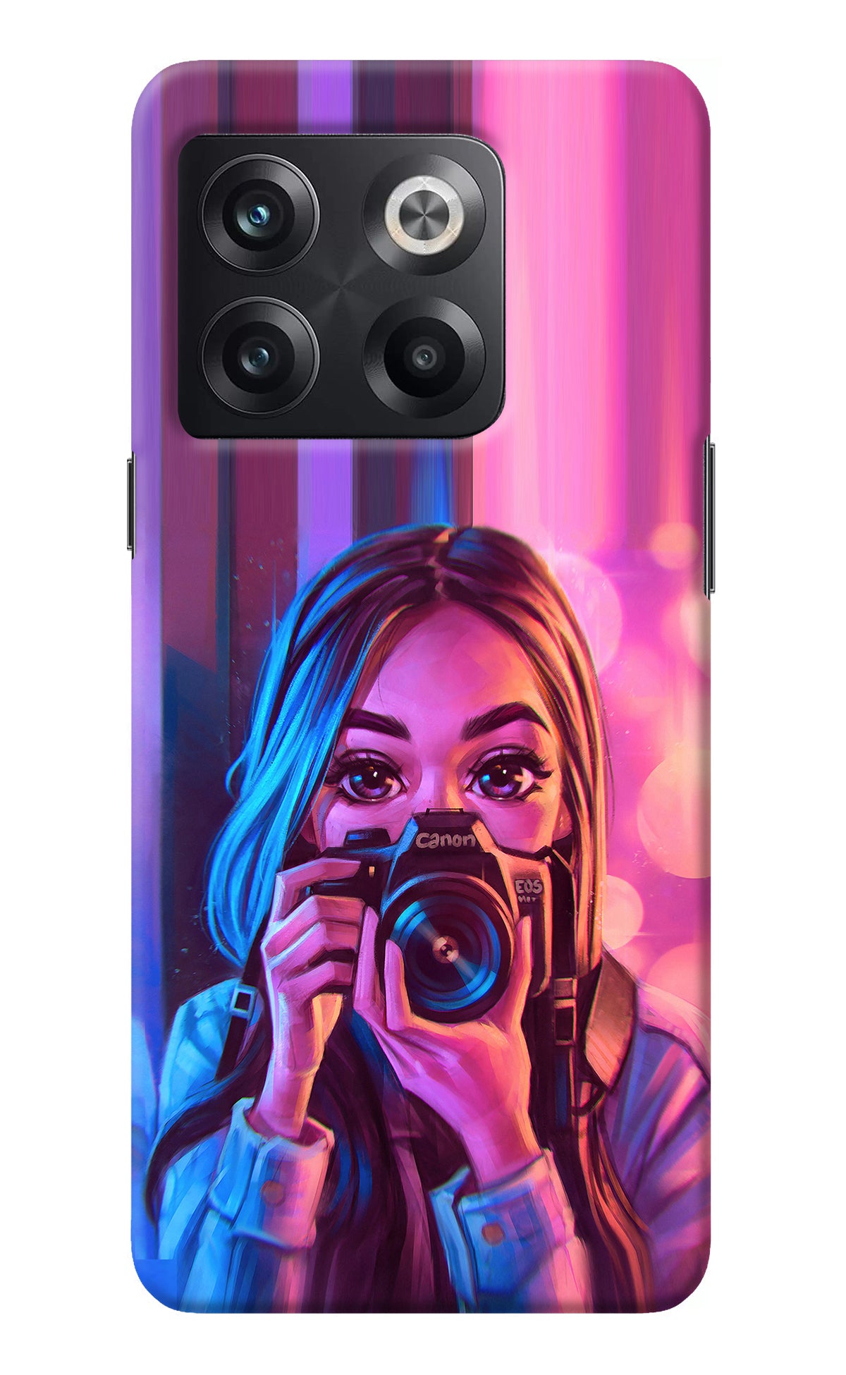 Girl Photographer OnePlus 10T 5G Back Cover