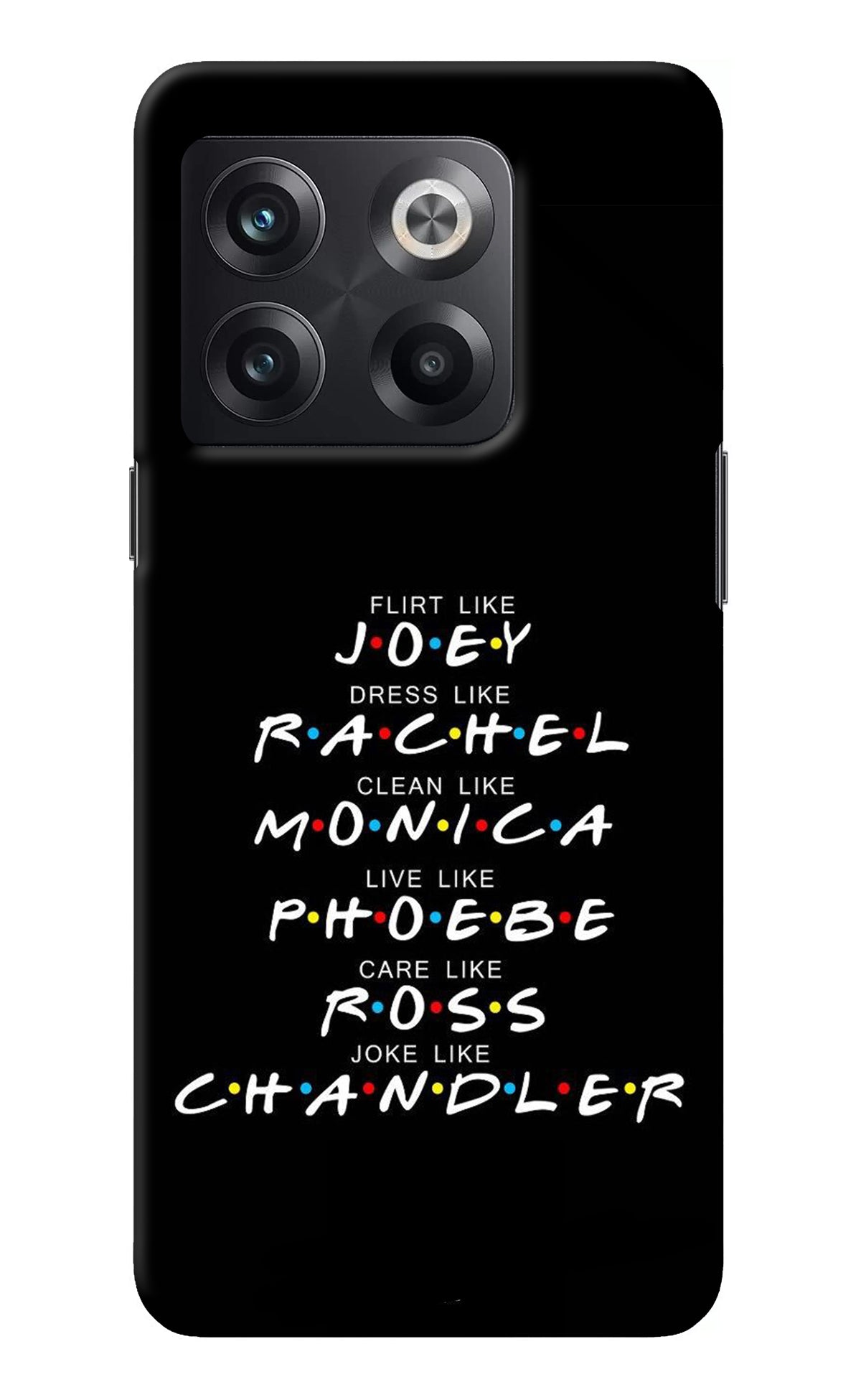 FRIENDS Character OnePlus 10T 5G Back Cover