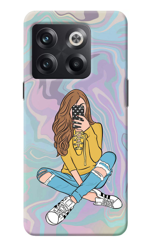 Selfie Girl OnePlus 10T 5G Back Cover