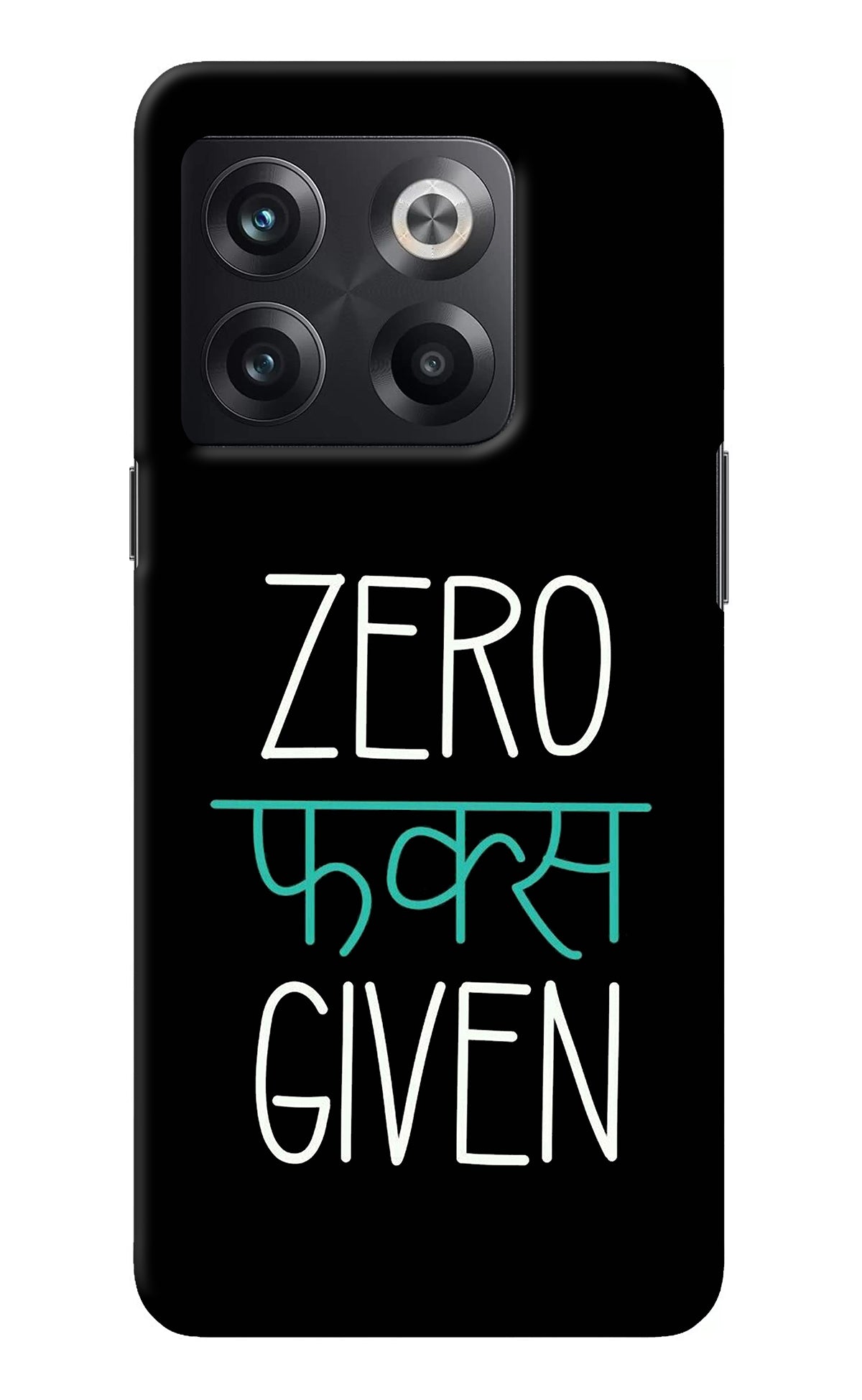 Zero Fucks Given OnePlus 10T 5G Back Cover