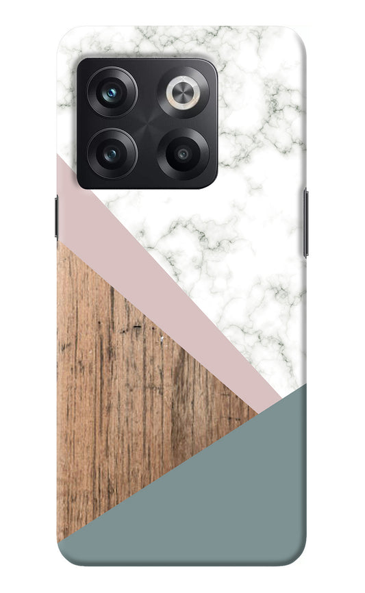 Marble wood Abstract OnePlus 10T 5G Back Cover