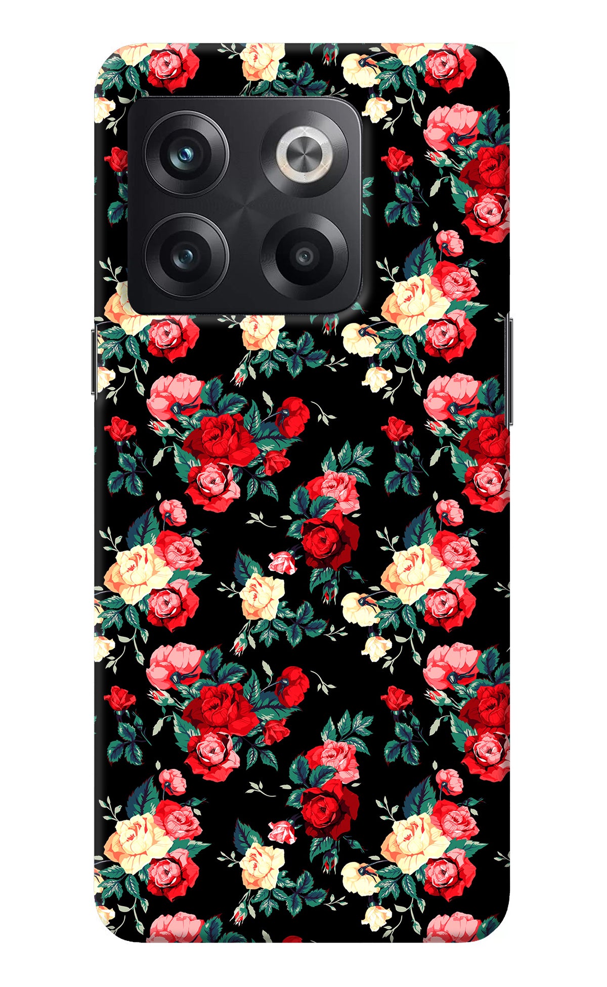 Rose Pattern OnePlus 10T 5G Back Cover