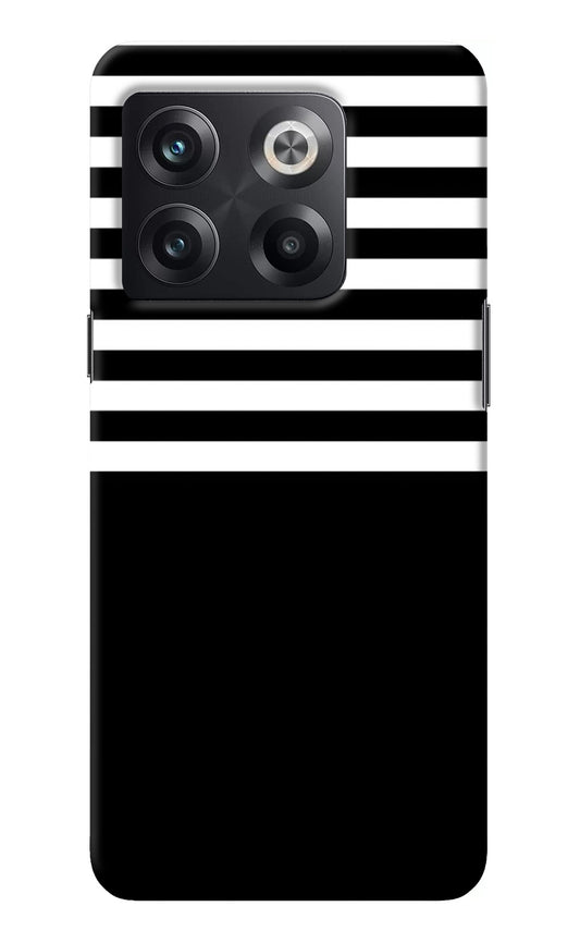 Black and White Print OnePlus 10T 5G Back Cover