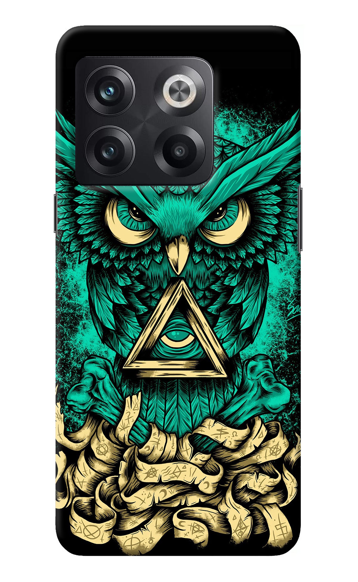 Green Owl OnePlus 10T 5G Back Cover