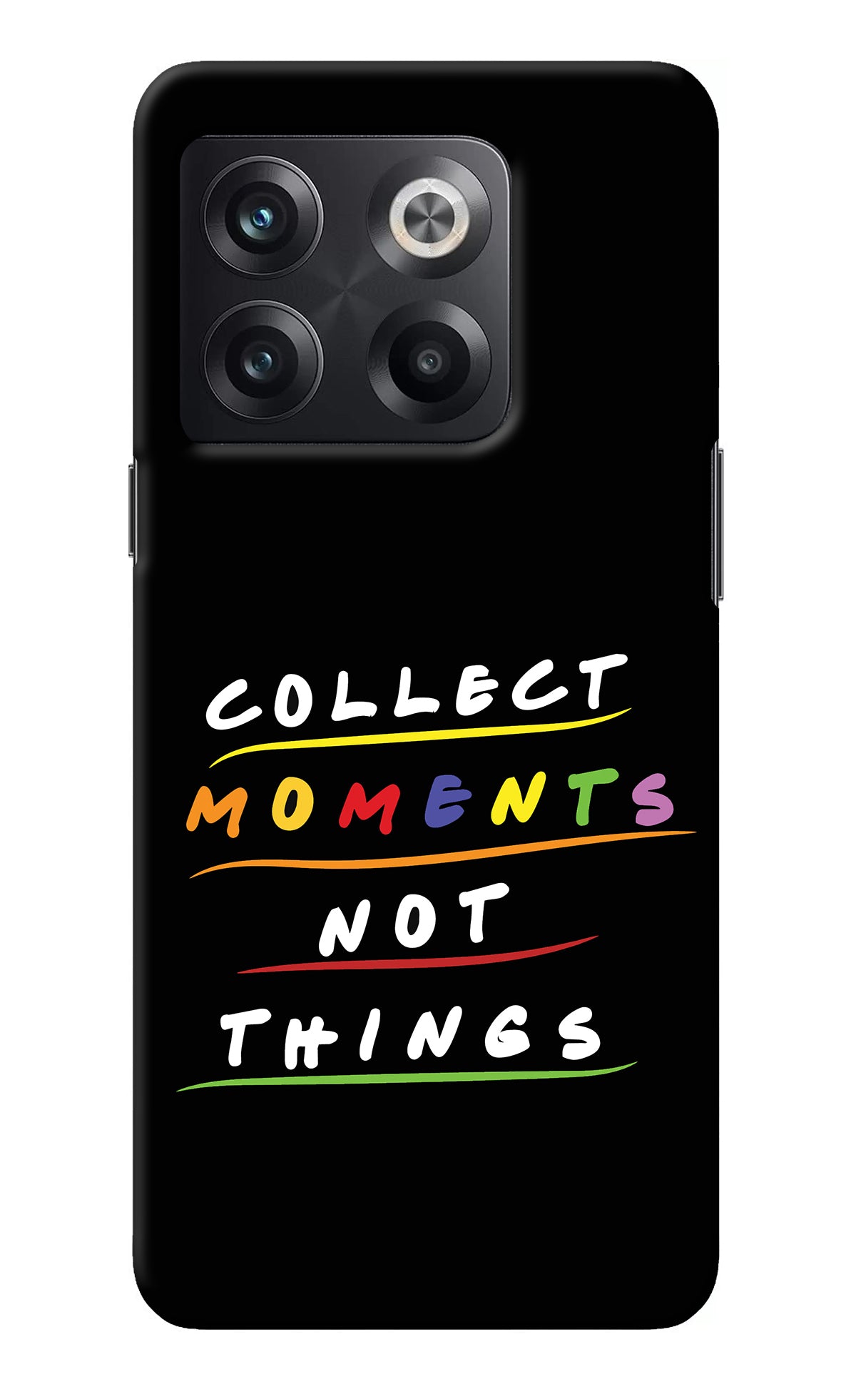 Collect Moments Not Things OnePlus 10T 5G Back Cover