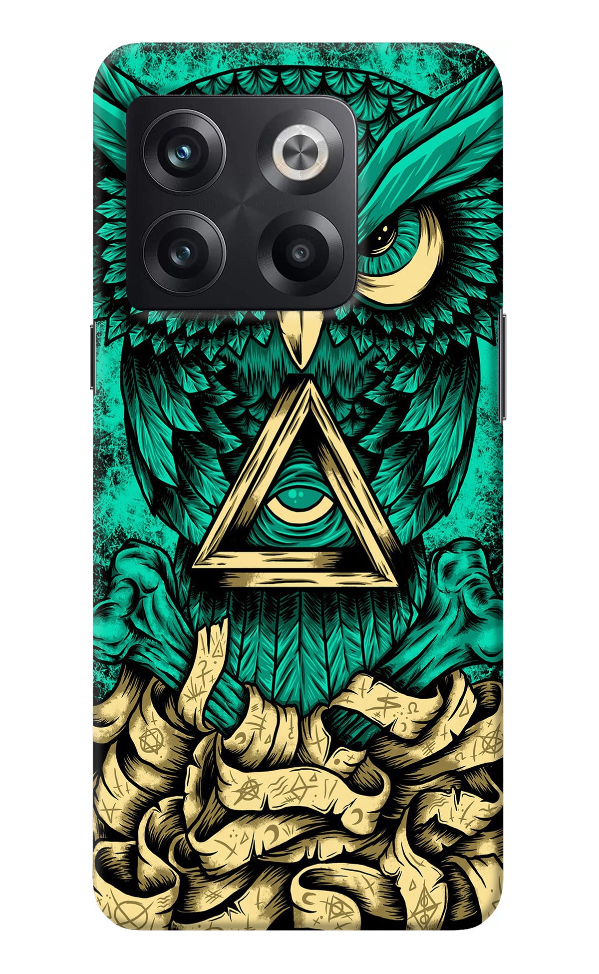 Green Owl OnePlus 10T 5G Back Cover