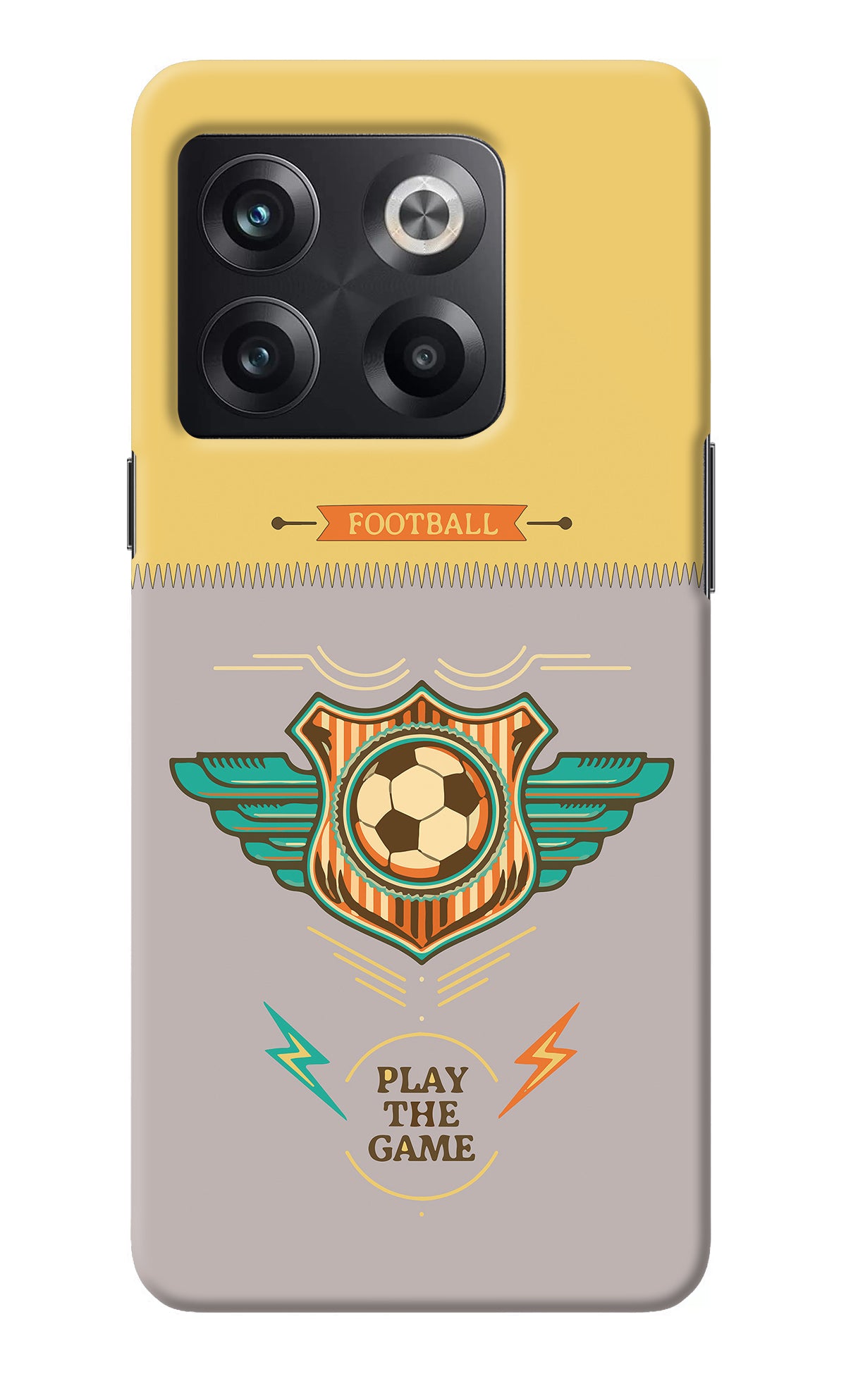 Football OnePlus 10T 5G Back Cover