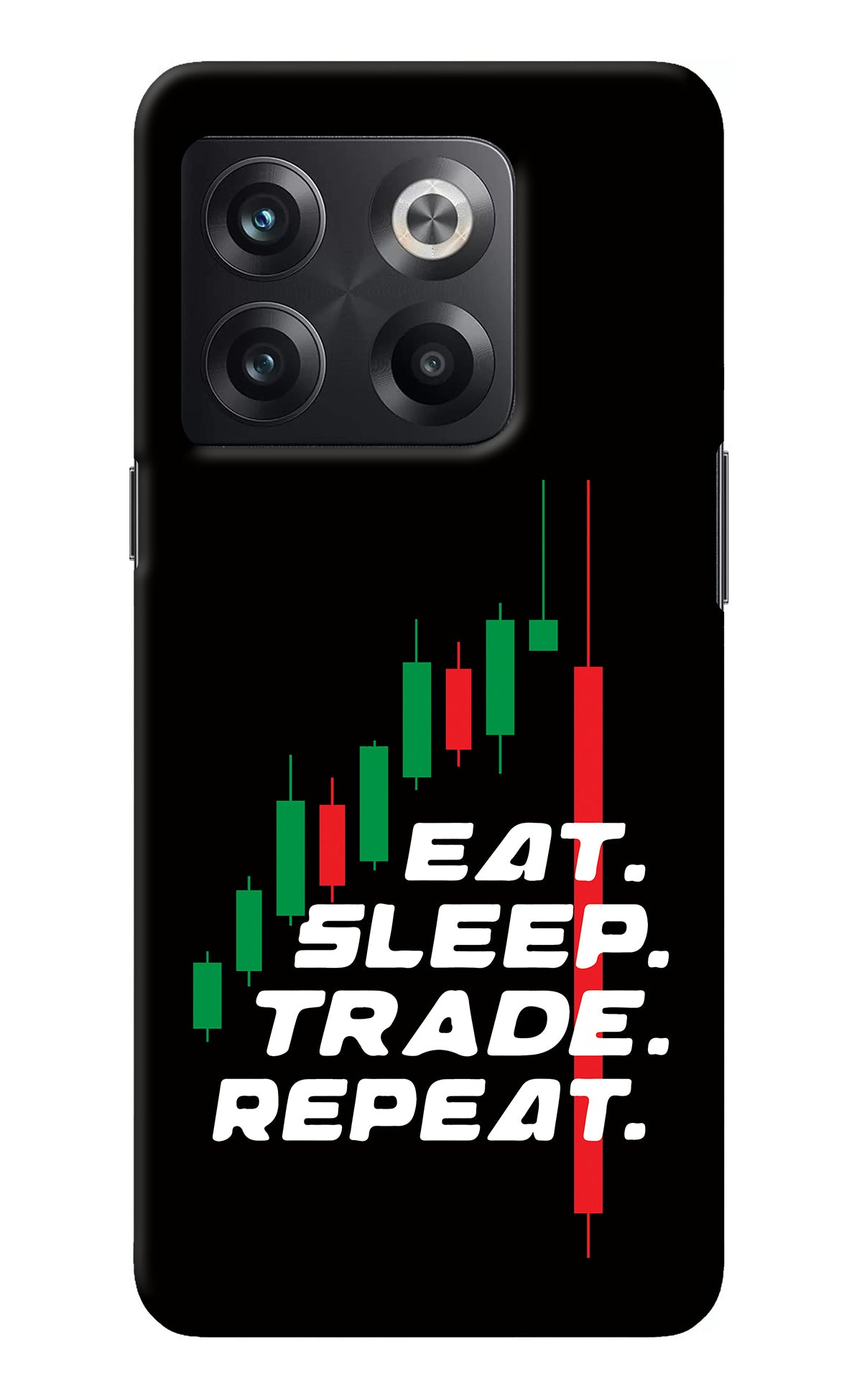 Eat Sleep Trade Repeat OnePlus 10T 5G Back Cover