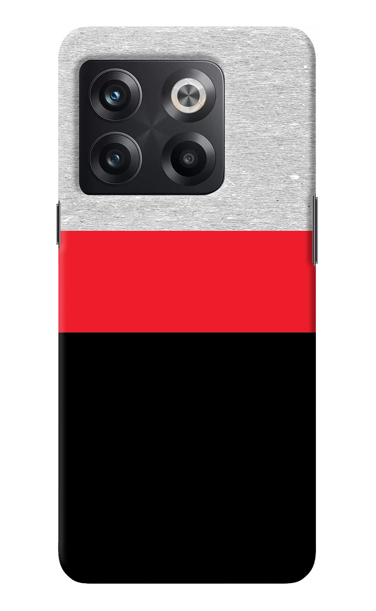 Tri Color Pattern OnePlus 10T 5G Back Cover