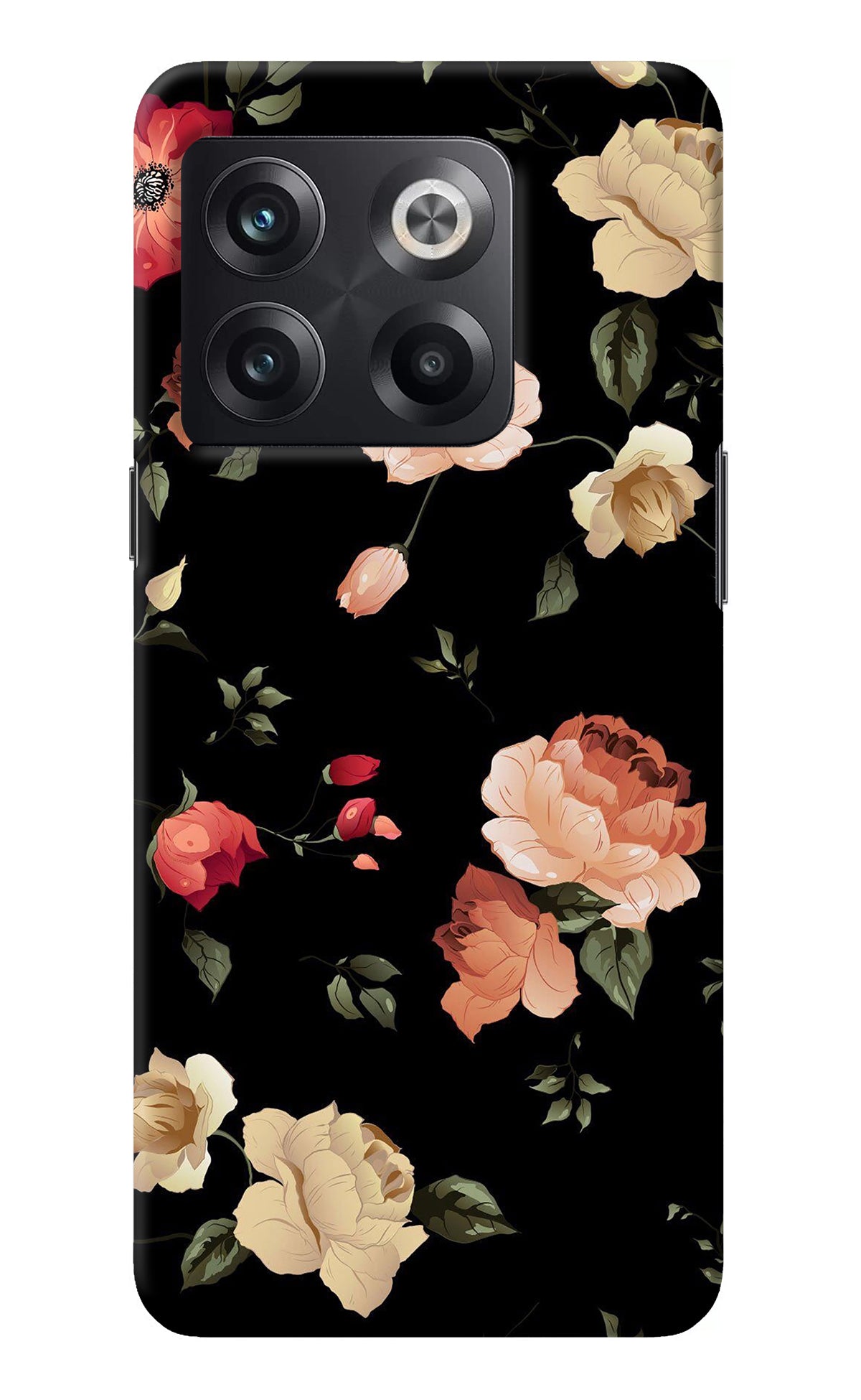 Flowers OnePlus 10T 5G Back Cover