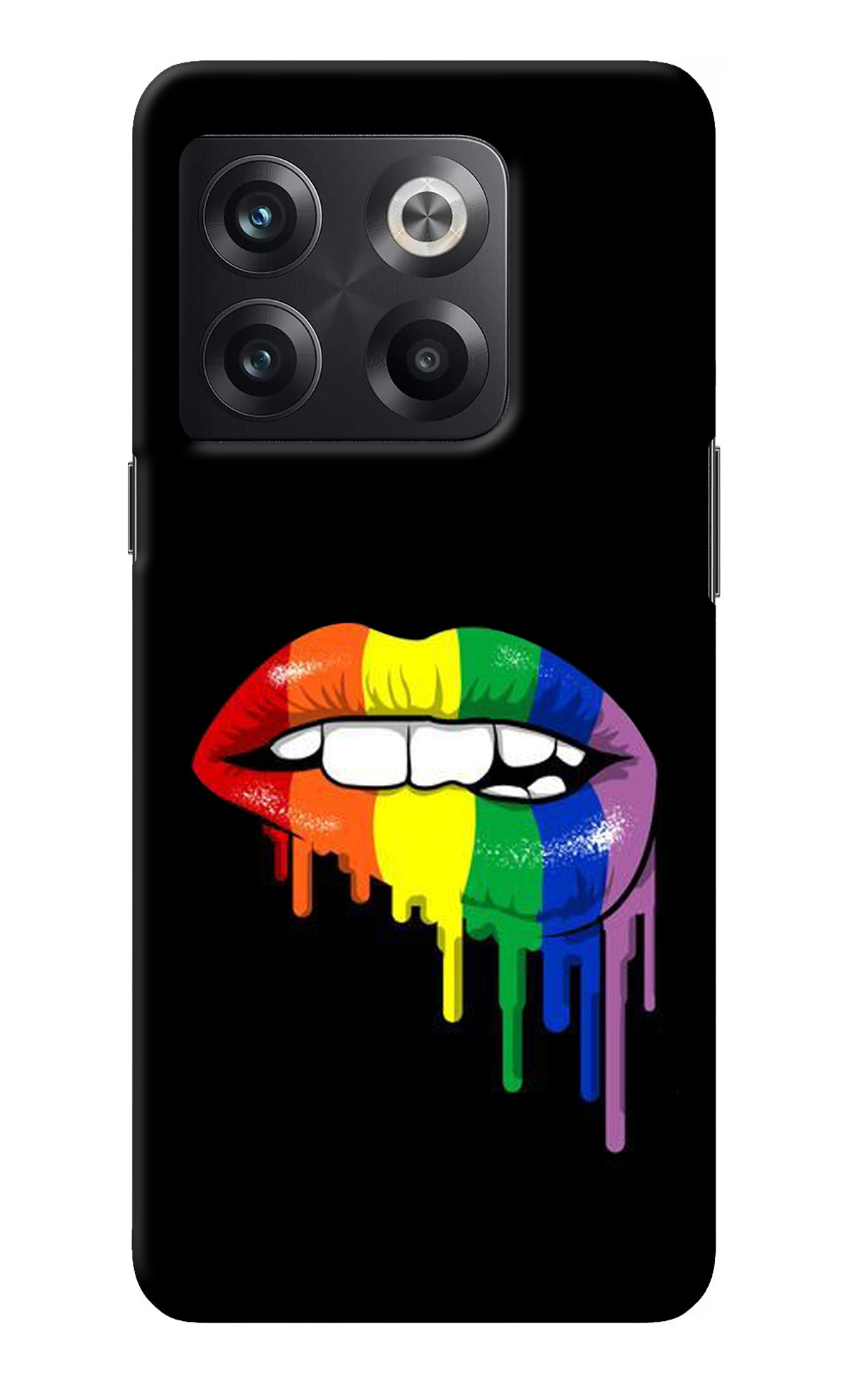 Lips Biting OnePlus 10T 5G Back Cover