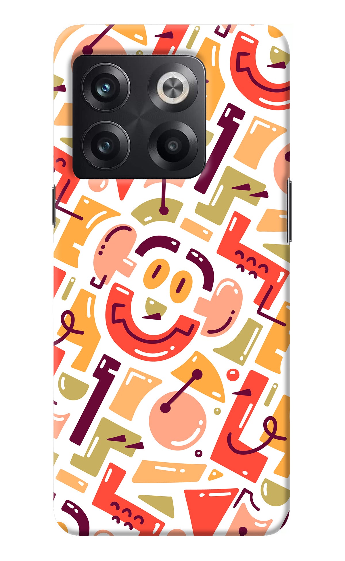 Doodle Pattern OnePlus 10T 5G Back Cover