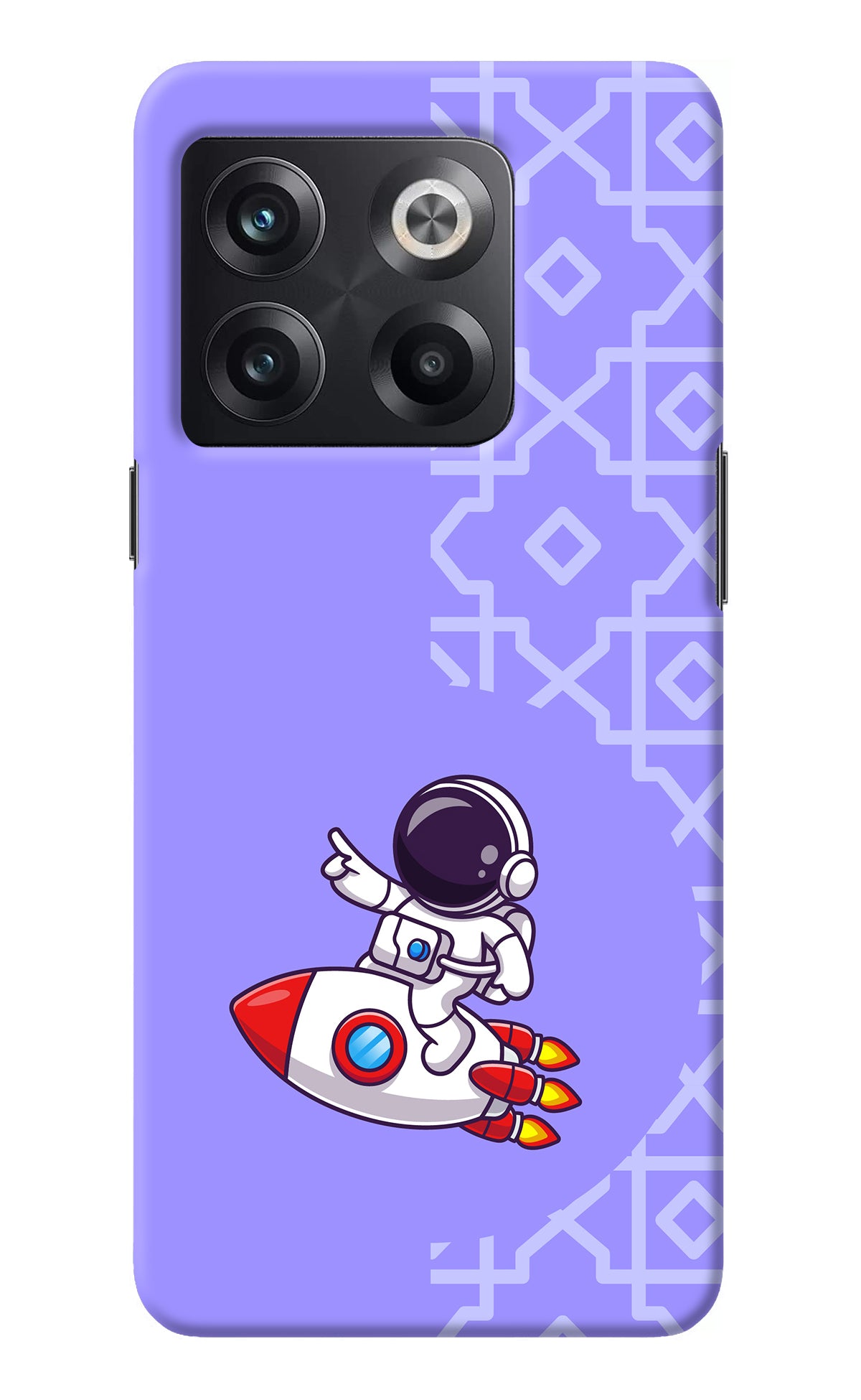 Cute Astronaut OnePlus 10T 5G Back Cover