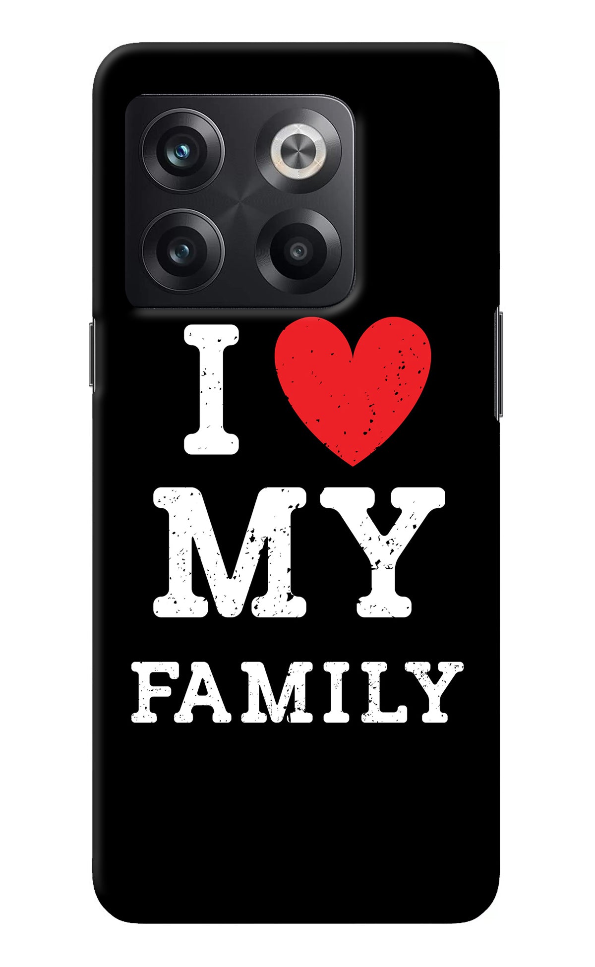 I Love My Family OnePlus 10T 5G Back Cover