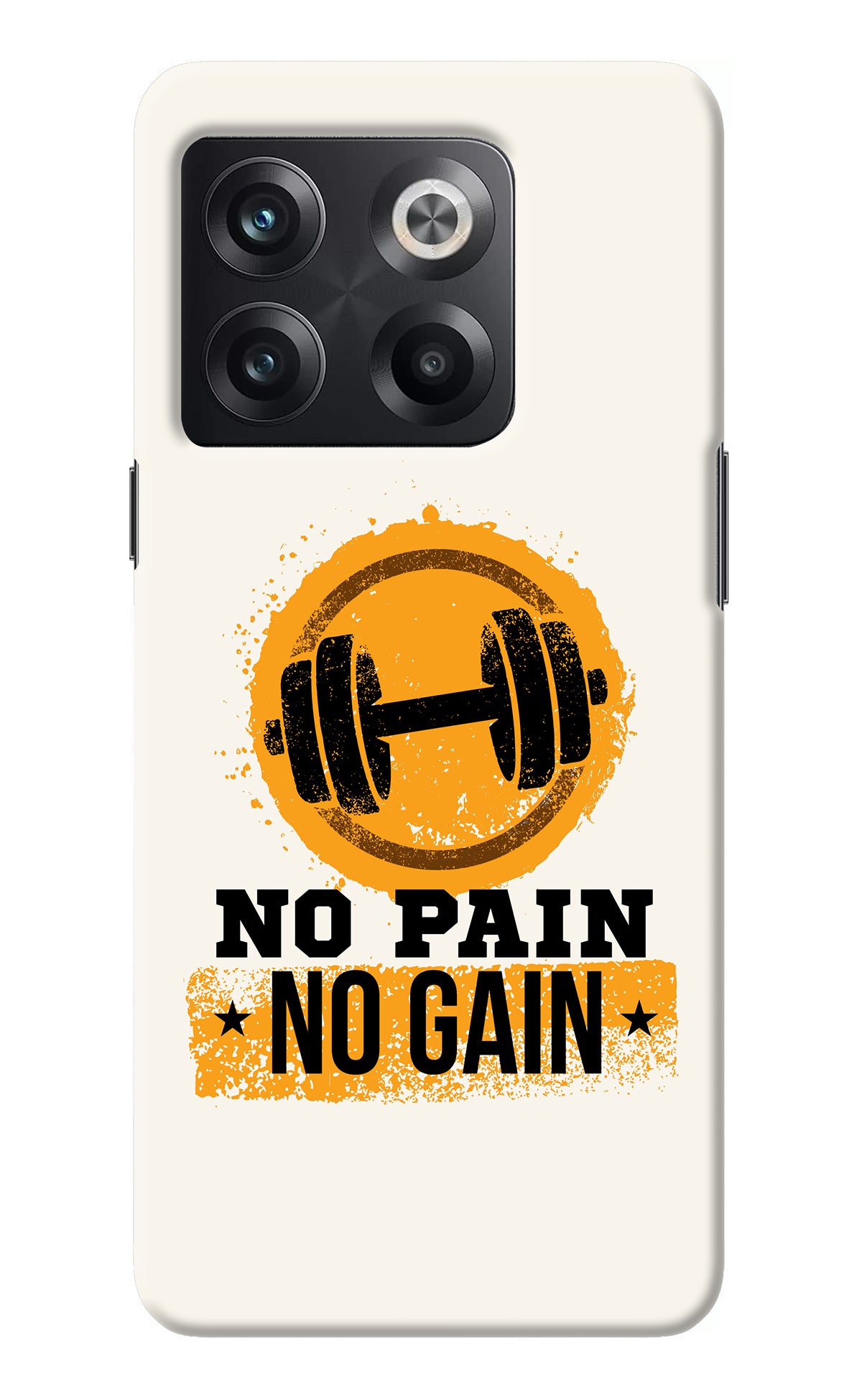 No Pain No Gain OnePlus 10T 5G Back Cover