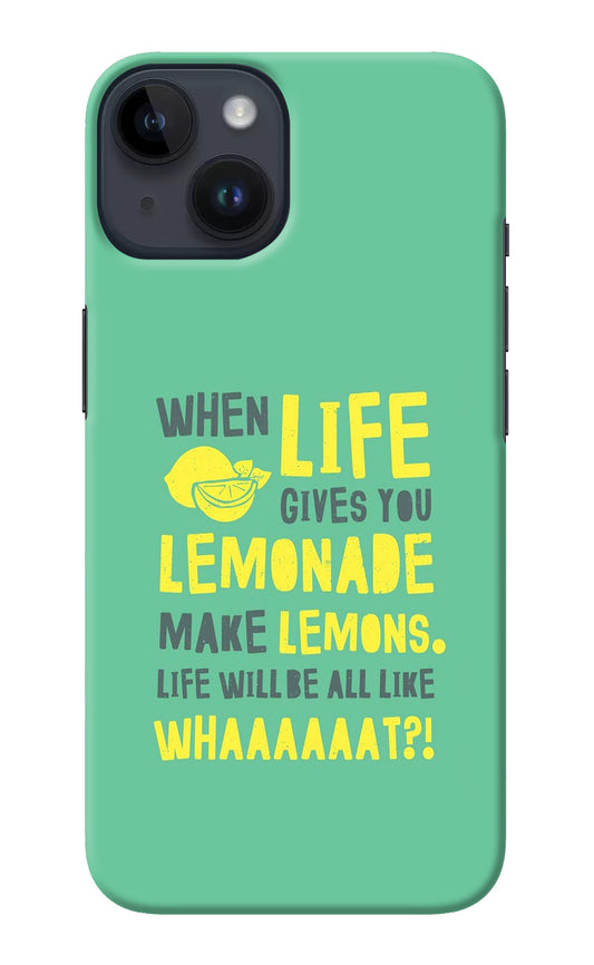 Quote iPhone 14 Back Cover