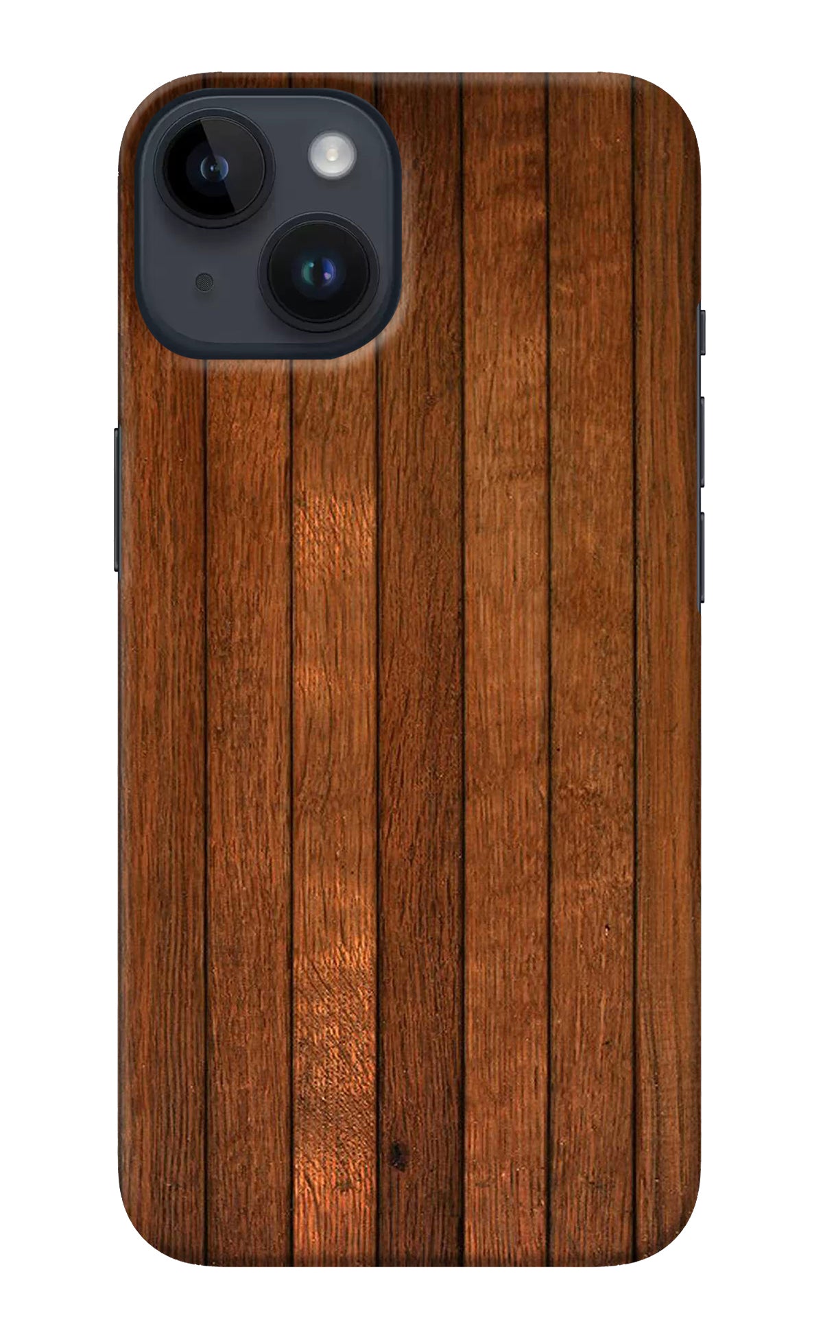 Wooden Artwork Bands iPhone 14 Back Cover