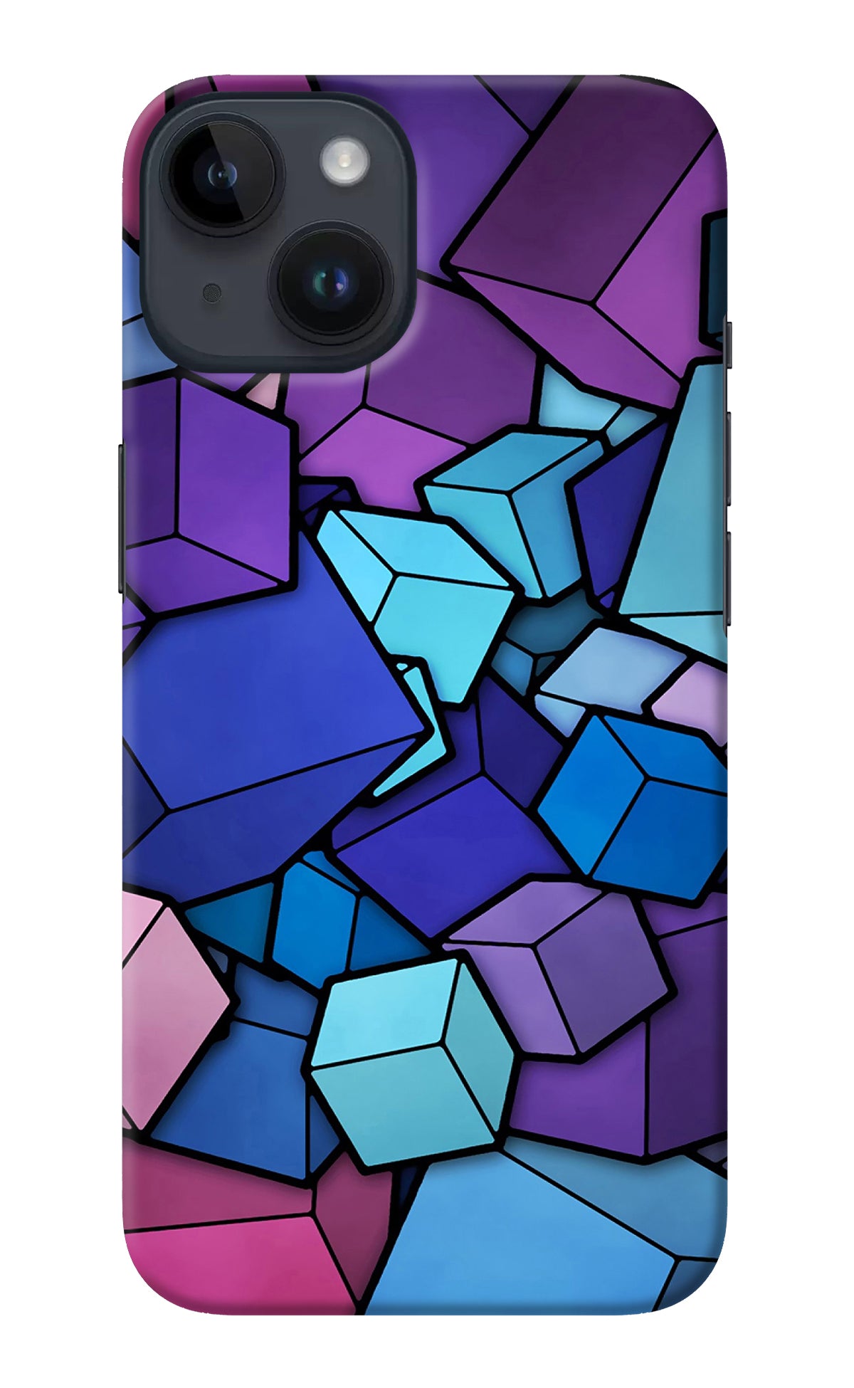 Cubic Abstract iPhone 14 Back Cover