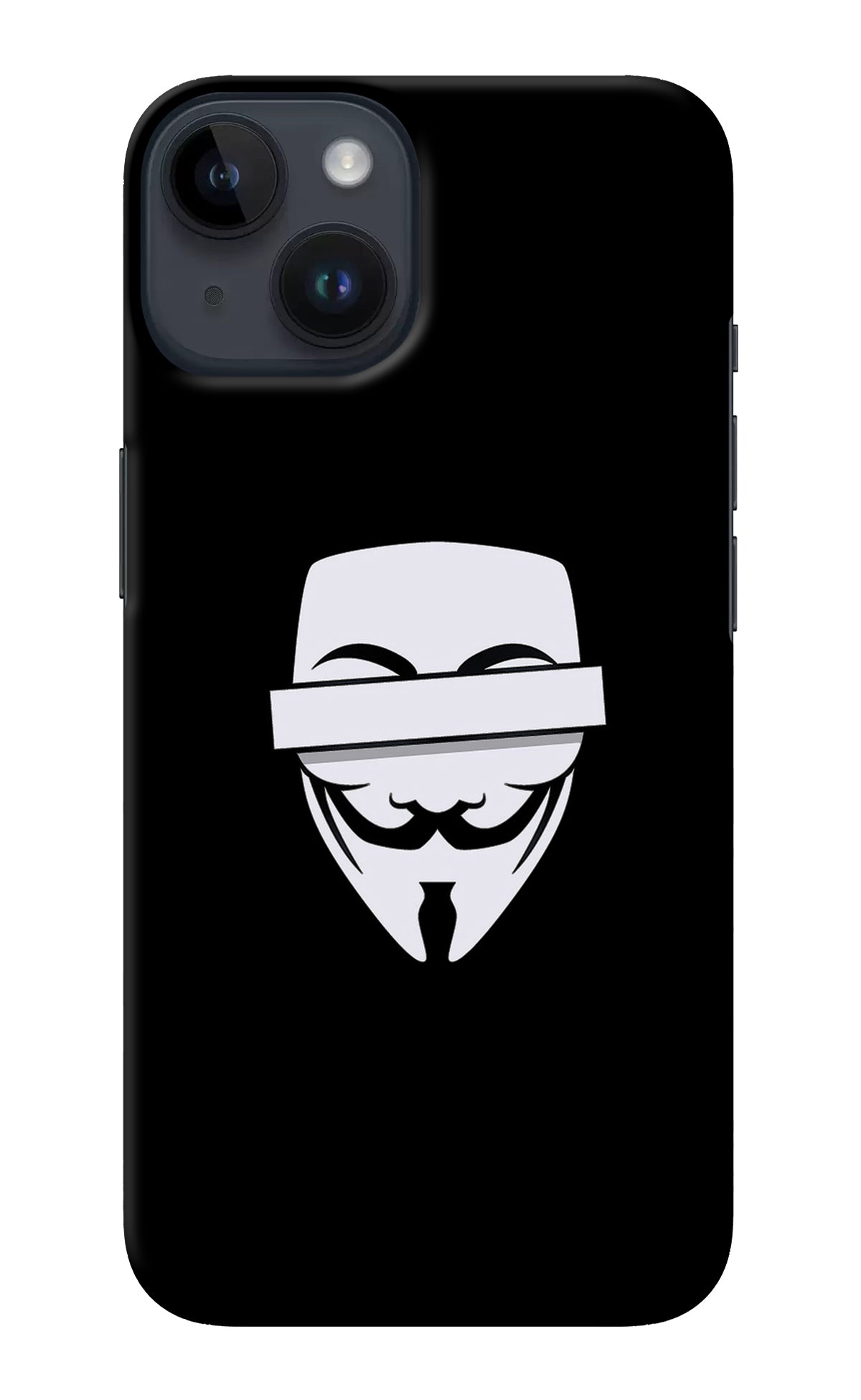 Anonymous Face iPhone 14 Back Cover