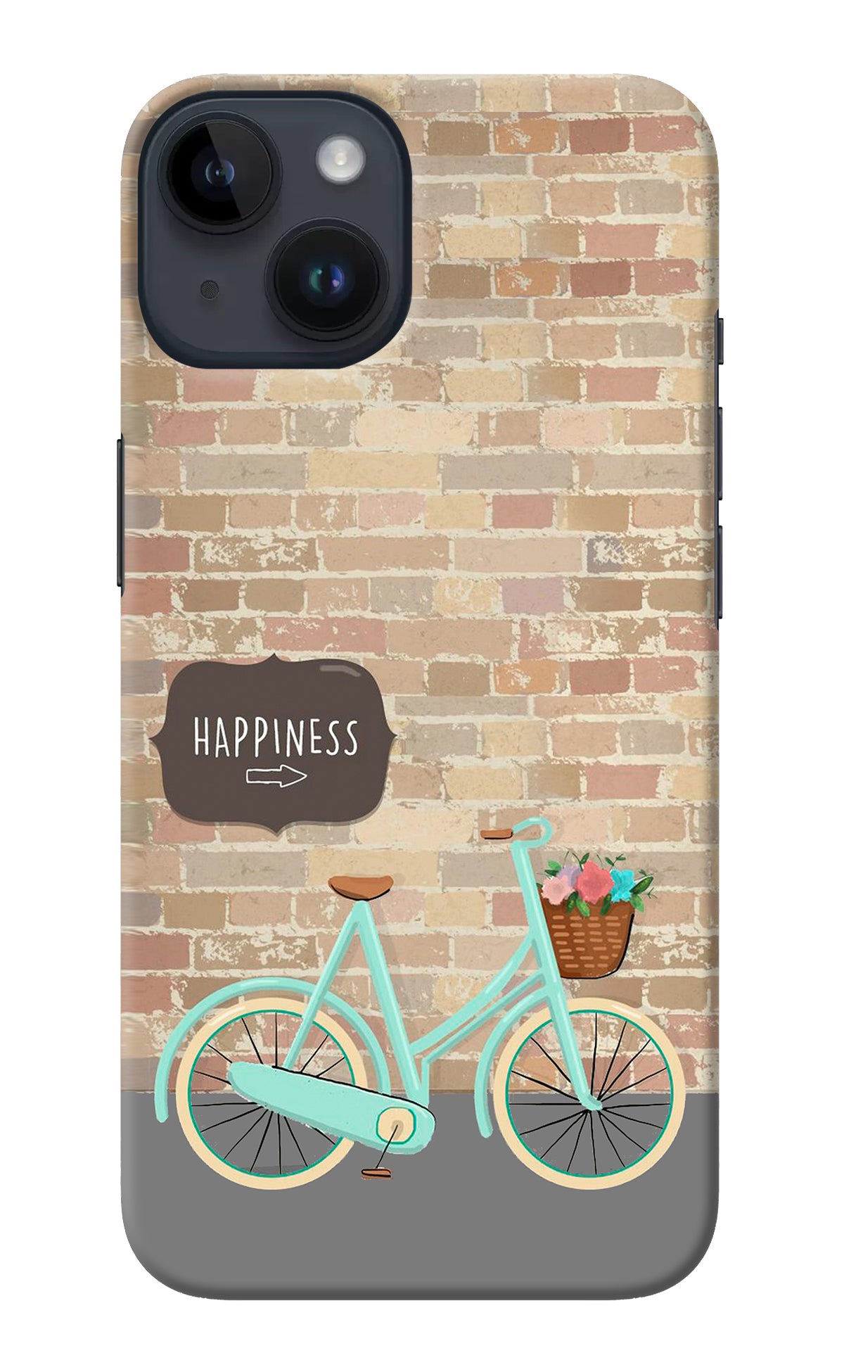 Happiness Artwork iPhone 14 Back Cover