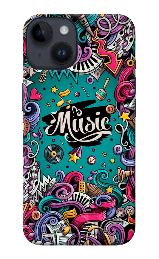 Music Graffiti iPhone 14 Back Cover