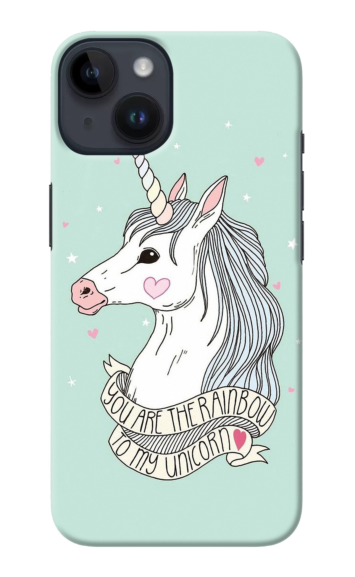 Unicorn Wallpaper iPhone 14 Back Cover