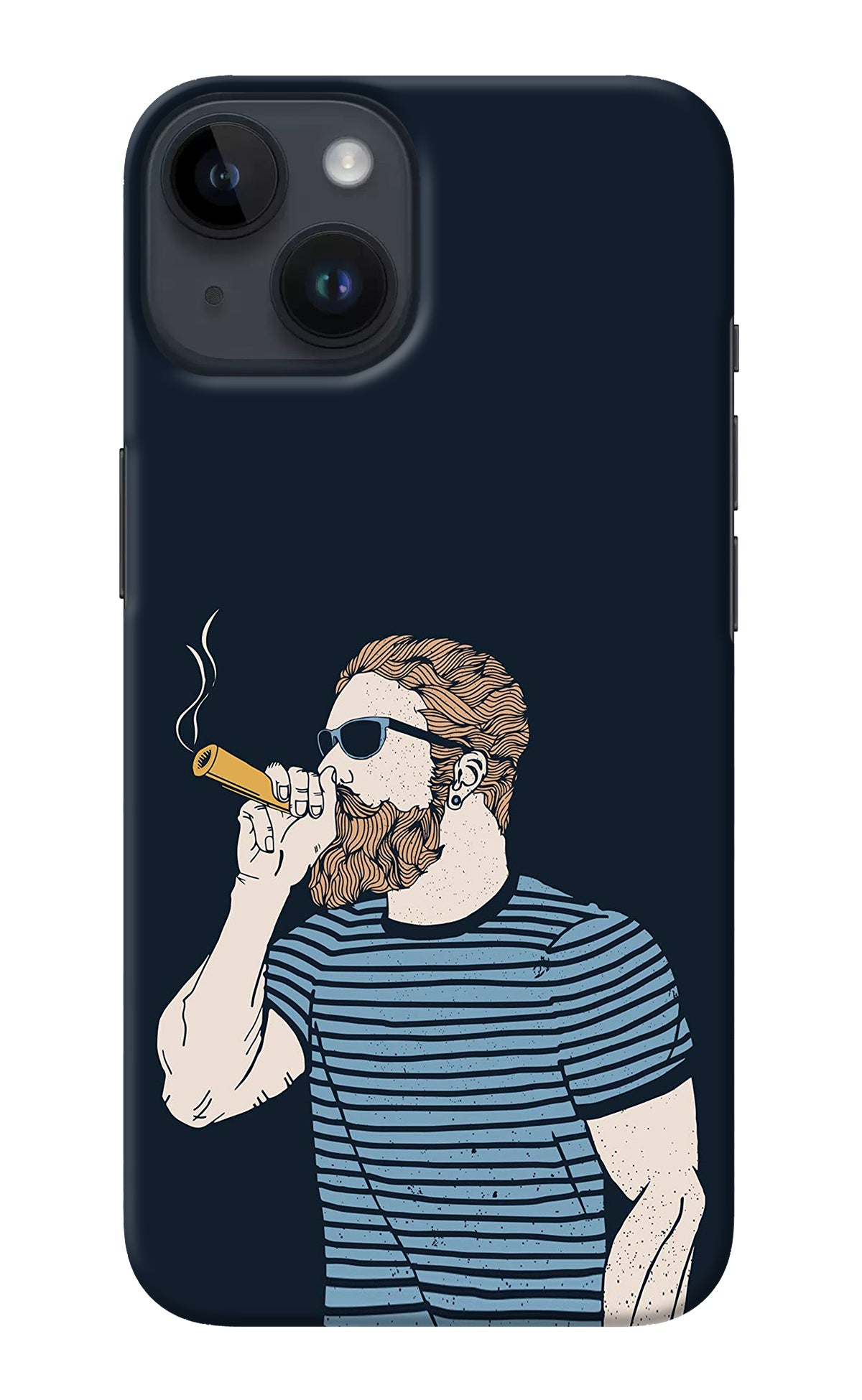 Smoking iPhone 14 Back Cover