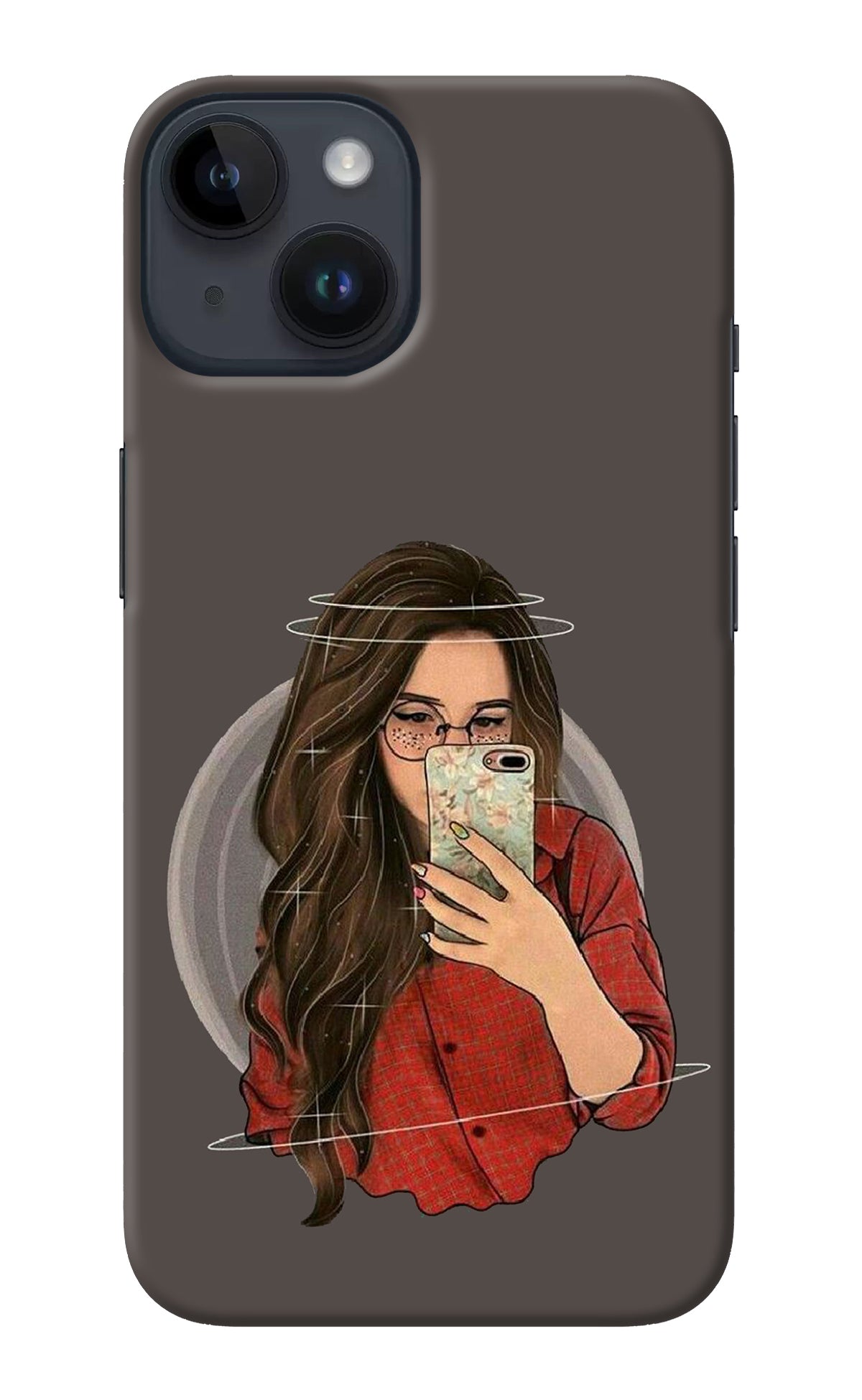 Selfie Queen iPhone 14 Back Cover