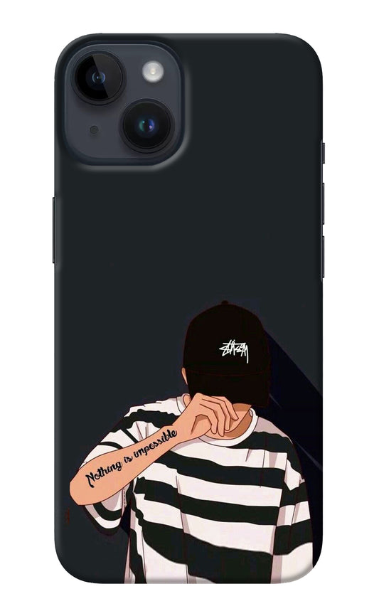 Aesthetic Boy iPhone 14 Back Cover