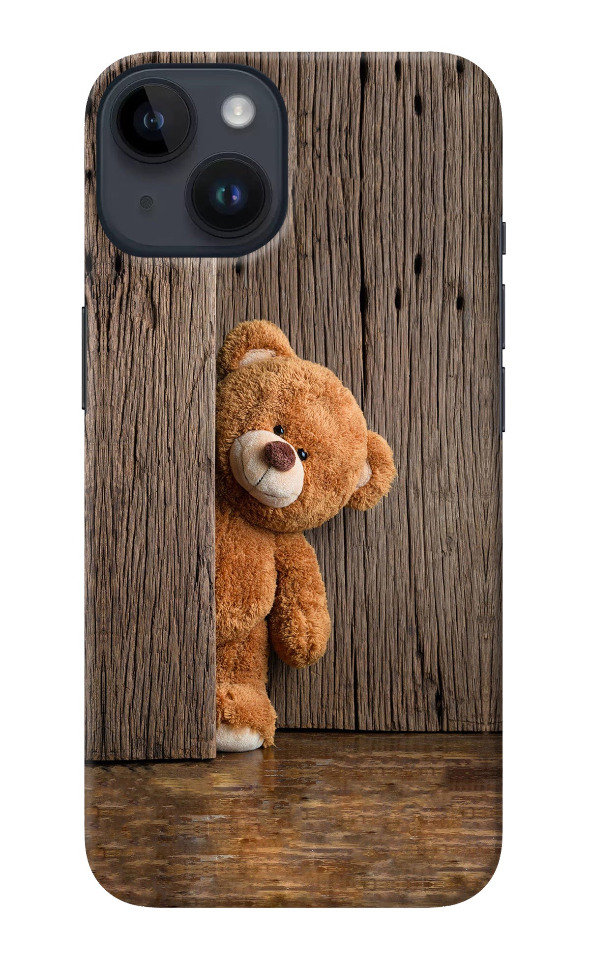 Teddy Wooden iPhone 14 Back Cover