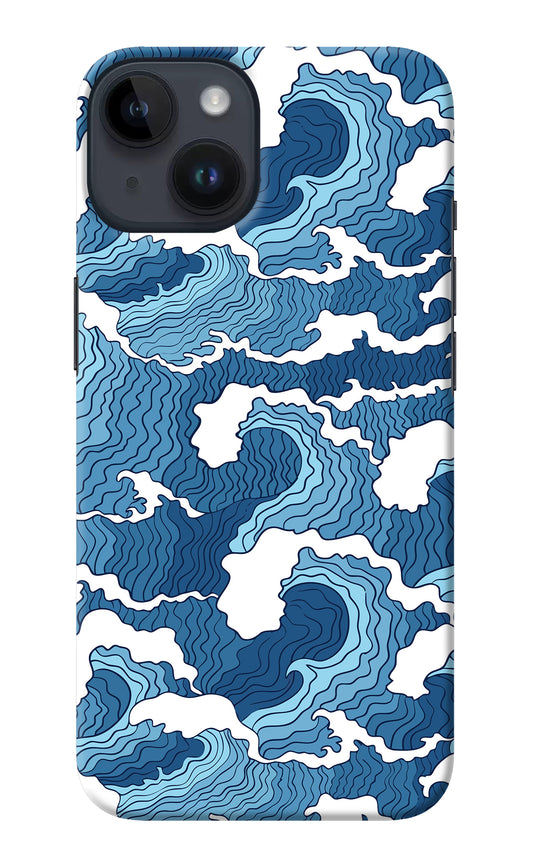 Blue Waves iPhone 14 Back Cover