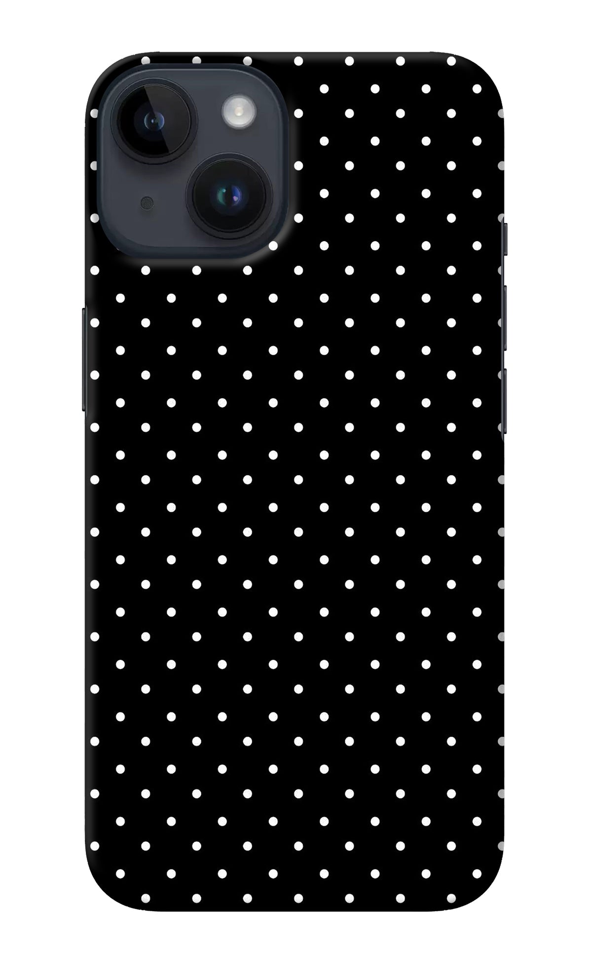 White Dots iPhone 14 Back Cover