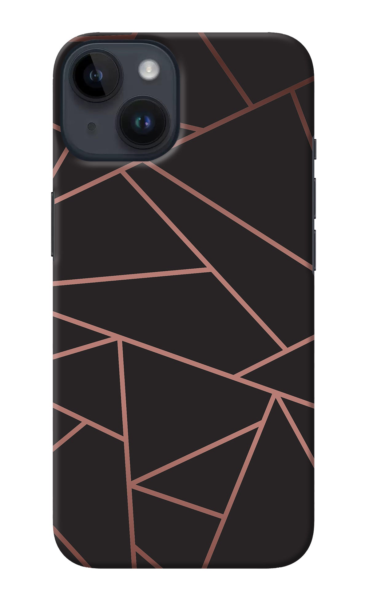 Geometric Pattern iPhone 14 Back Cover