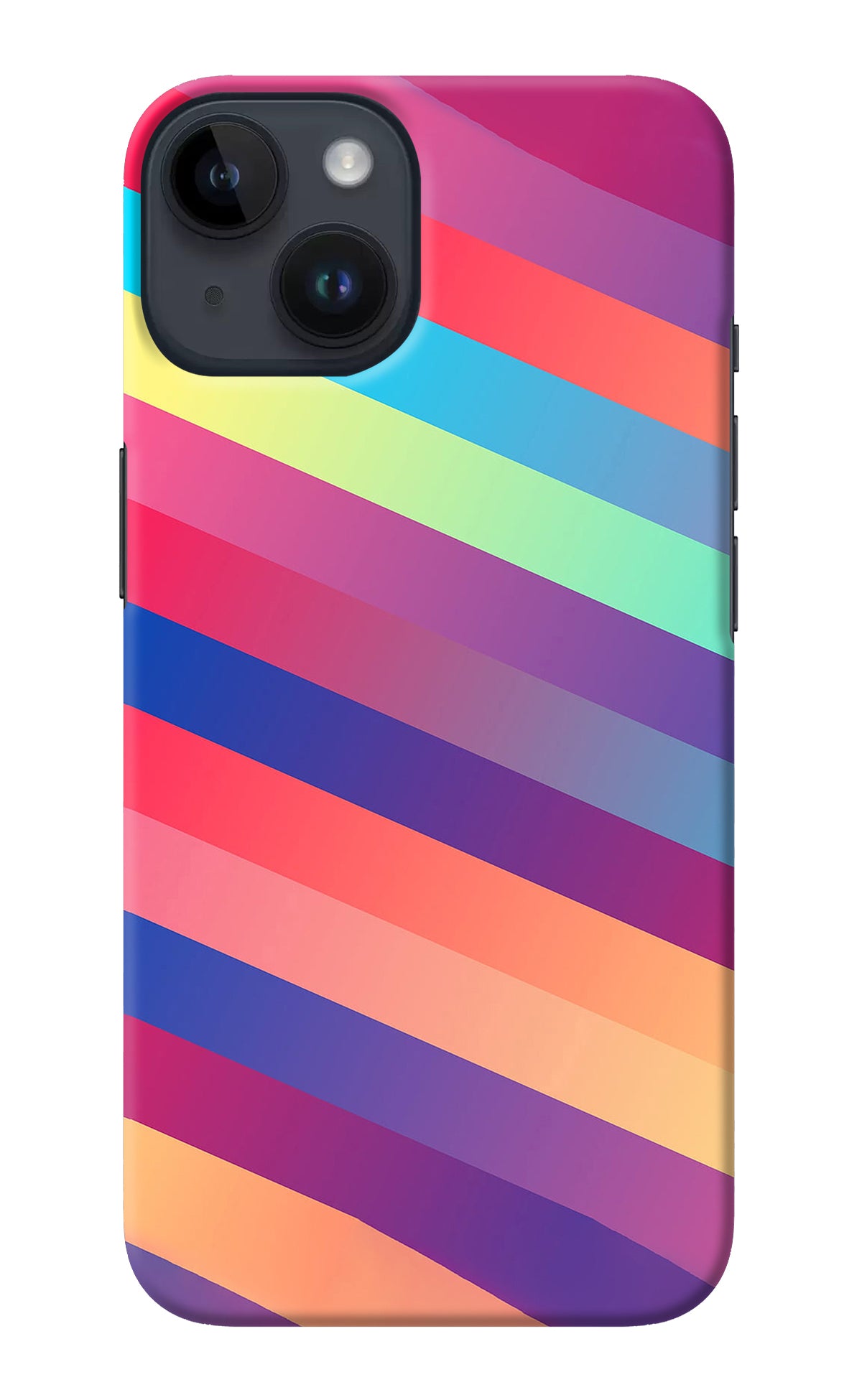 Stripes color iPhone 14 Back Cover