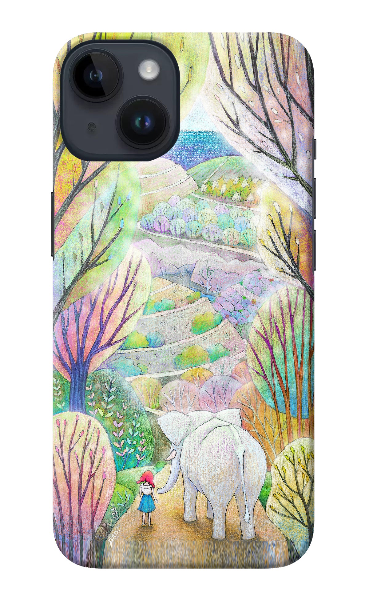 Nature Painting iPhone 14 Back Cover