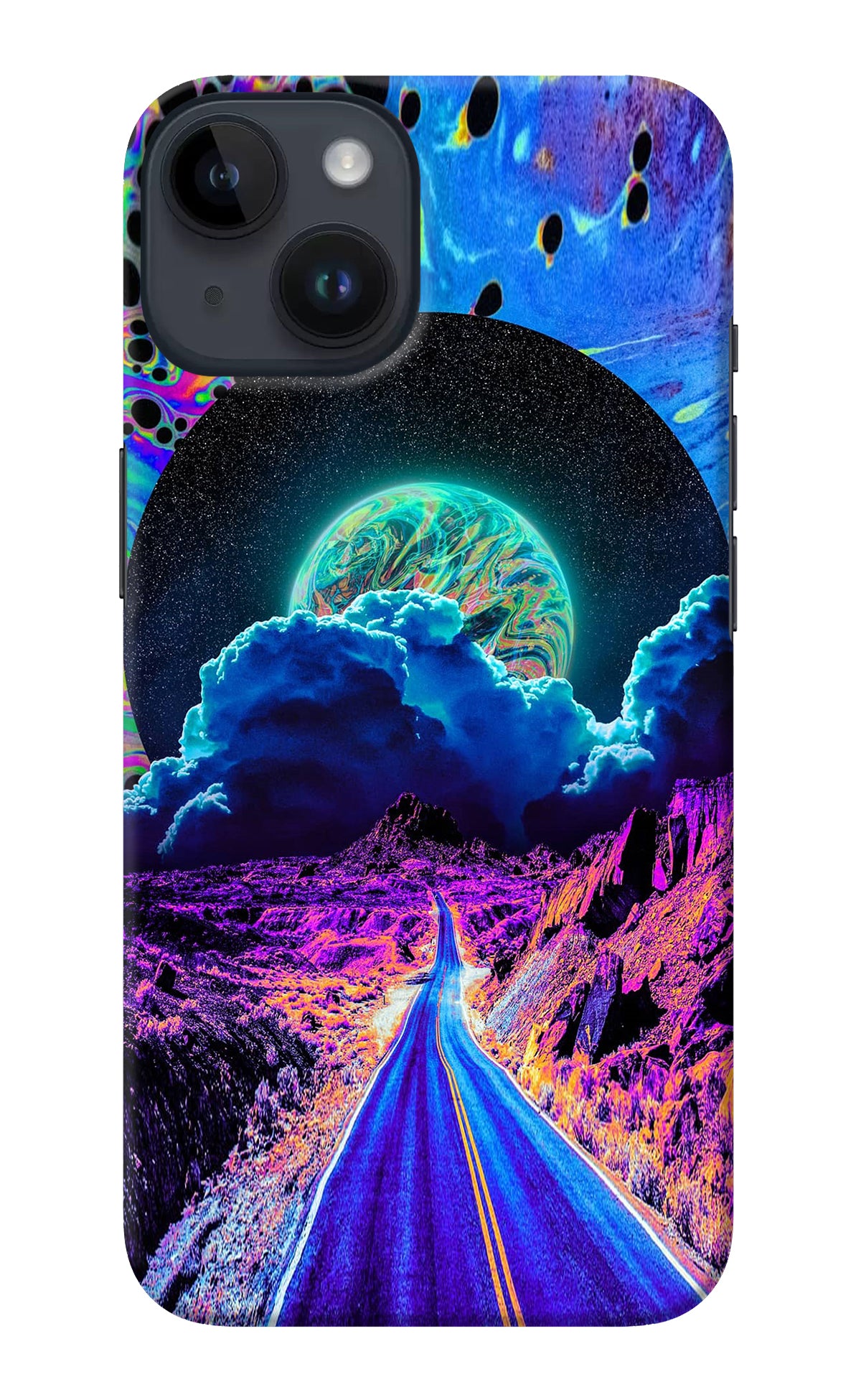 Psychedelic Painting iPhone 14 Back Cover