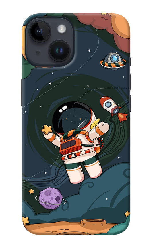 Cartoon Astronaut iPhone 14 Back Cover