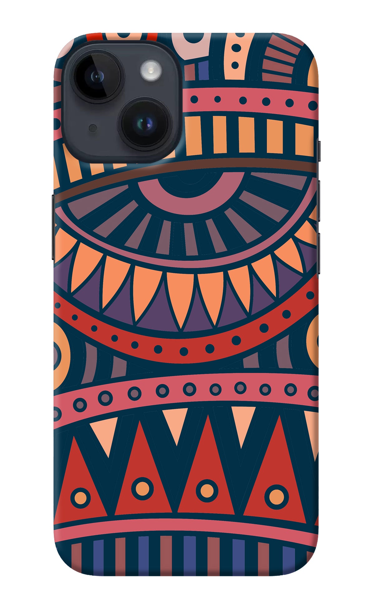 African Culture Design iPhone 14 Back Cover