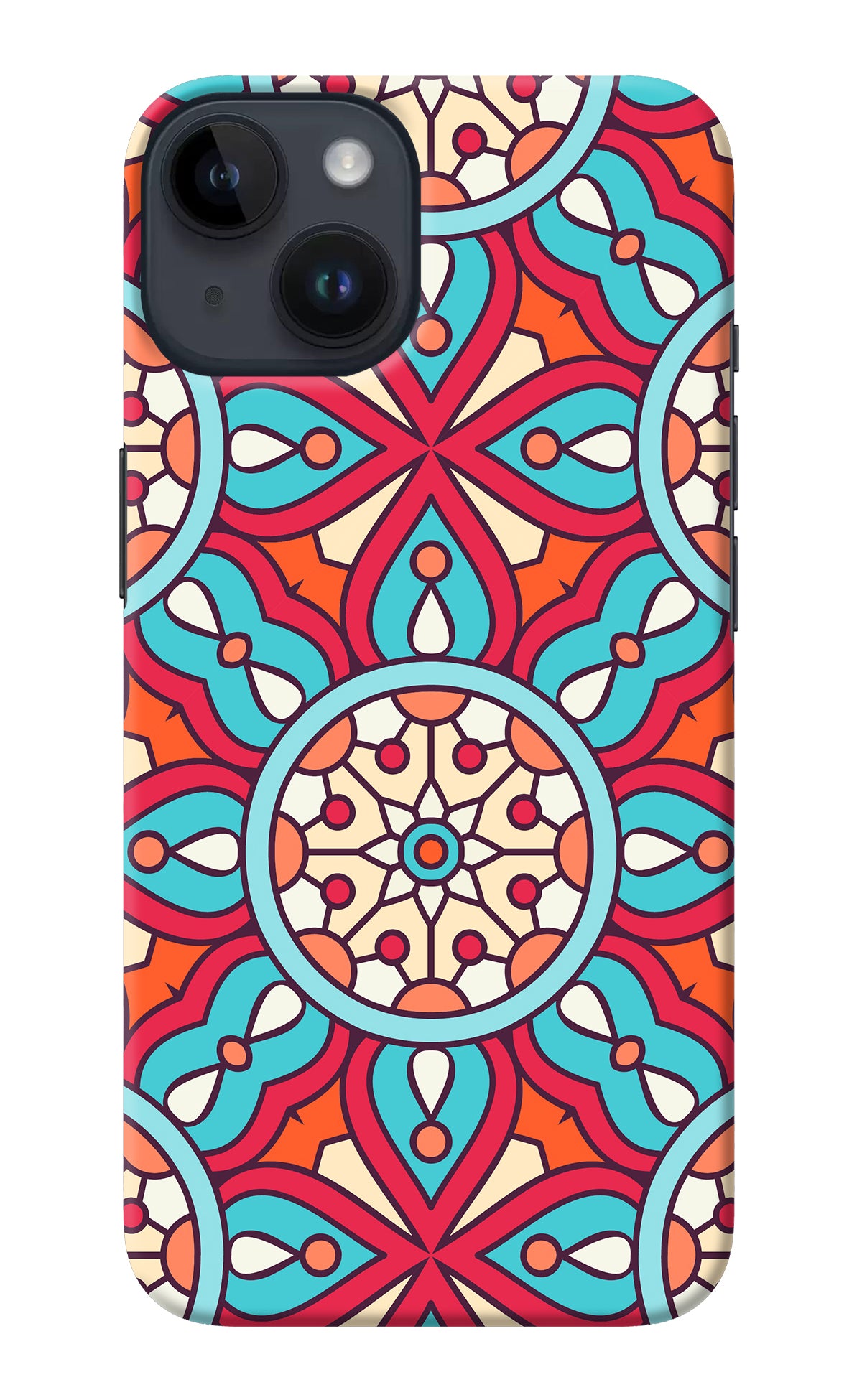 Mandala Geometric iPhone 14 Back Cover