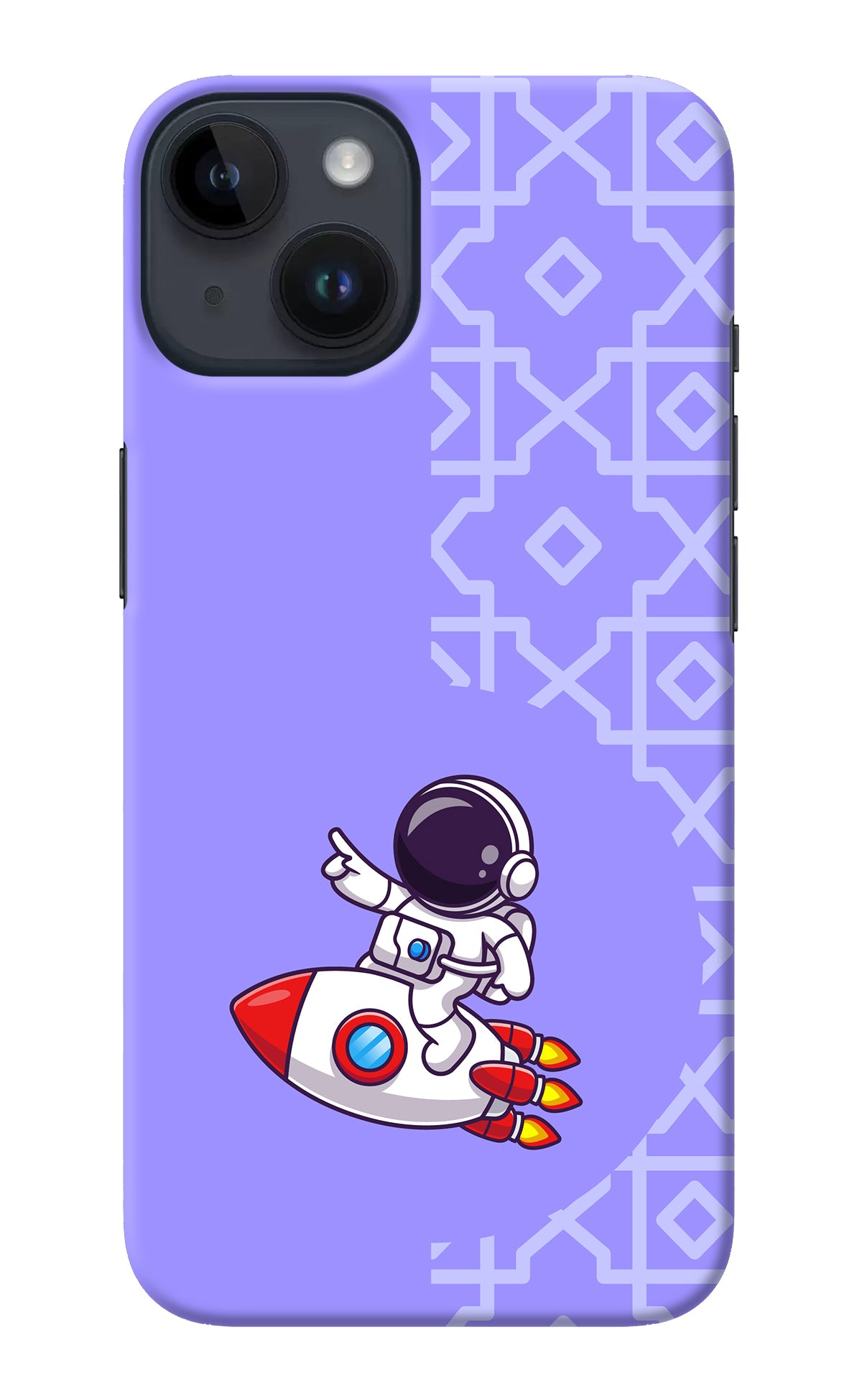 Cute Astronaut iPhone 14 Back Cover