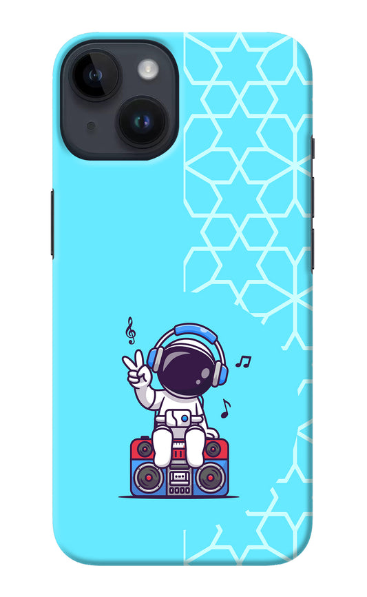 Cute Astronaut Chilling iPhone 14 Back Cover