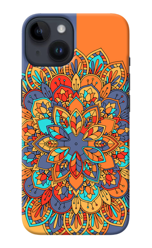 Color Mandala iPhone 14 Back Cover