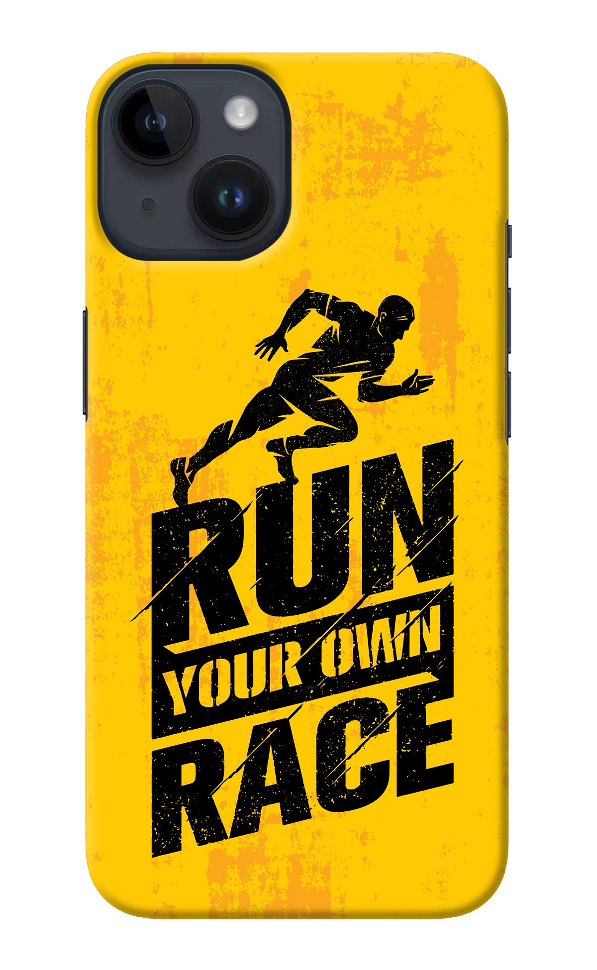 Run Your Own Race iPhone 14 Back Cover