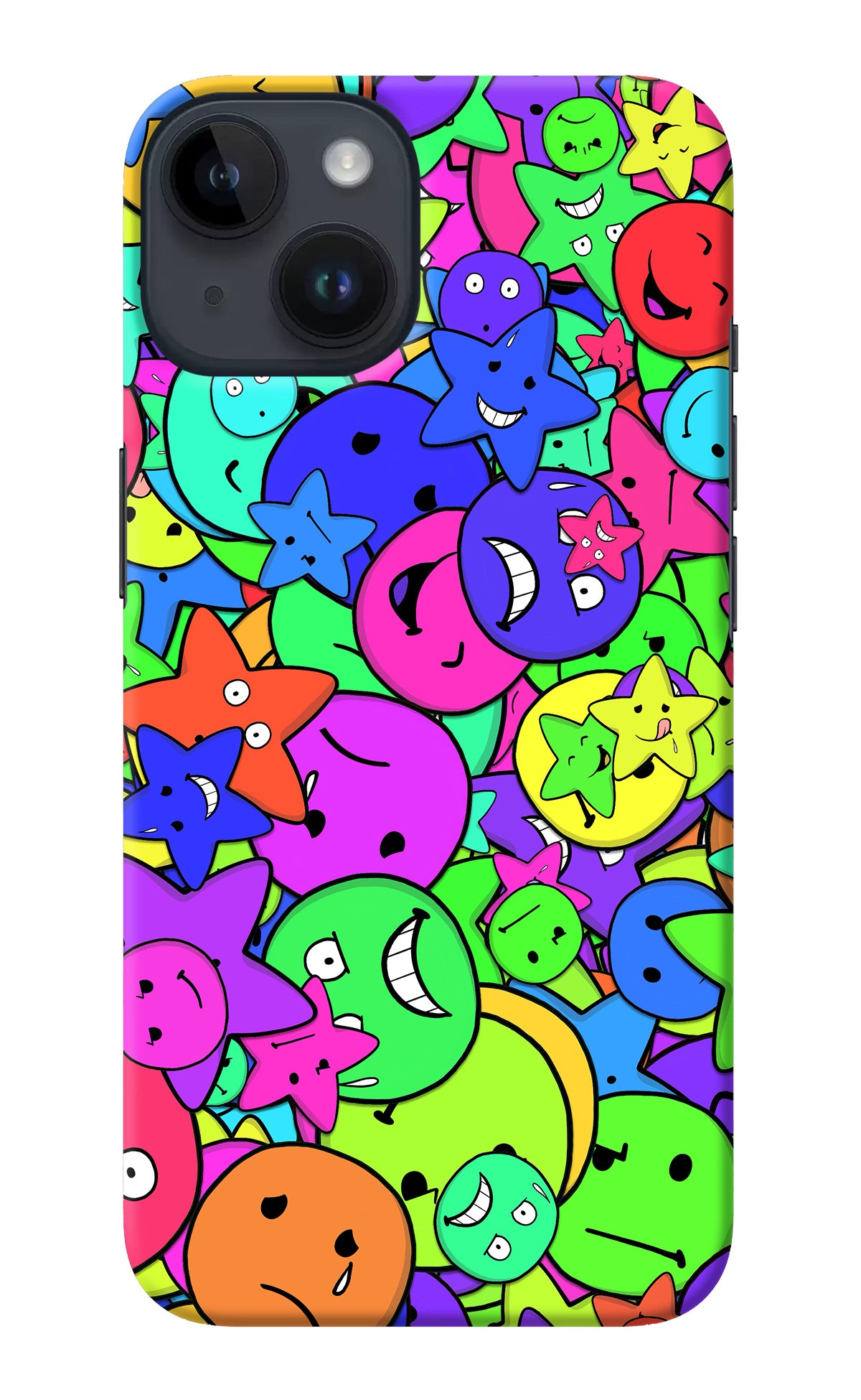 Fun Doodle iPhone 14 Back Cover